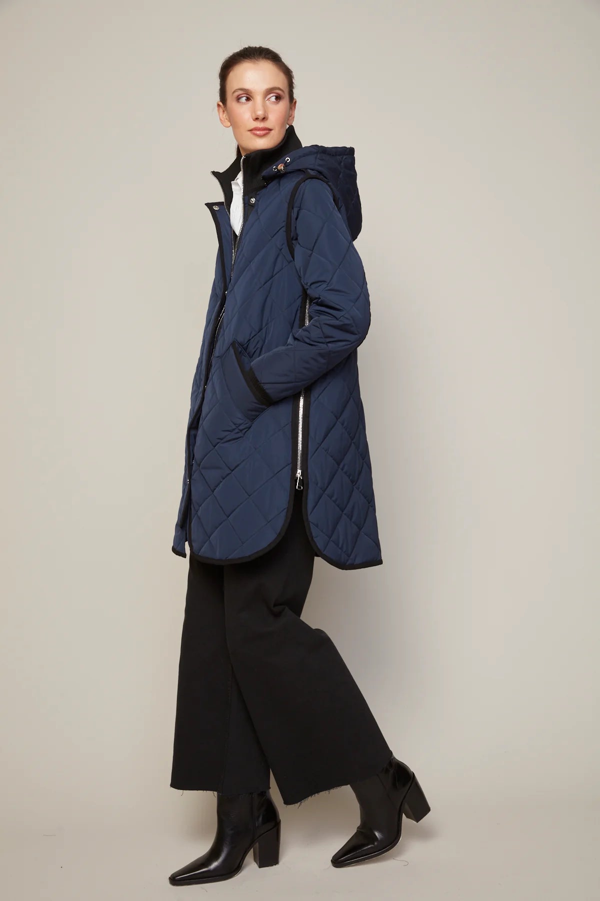Adroit Atelier Libby Quilted Hooded Coat