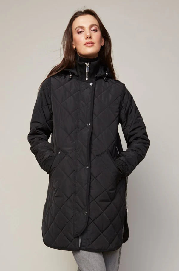 Adroit Atelier Libby Quilted Hooded Coat