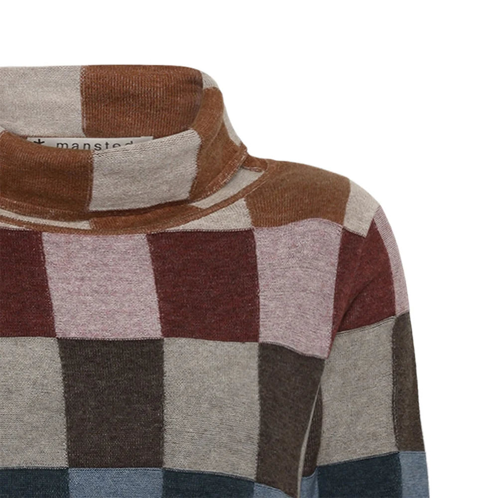 Mansted Lindi Cotton Squares Turtleneck