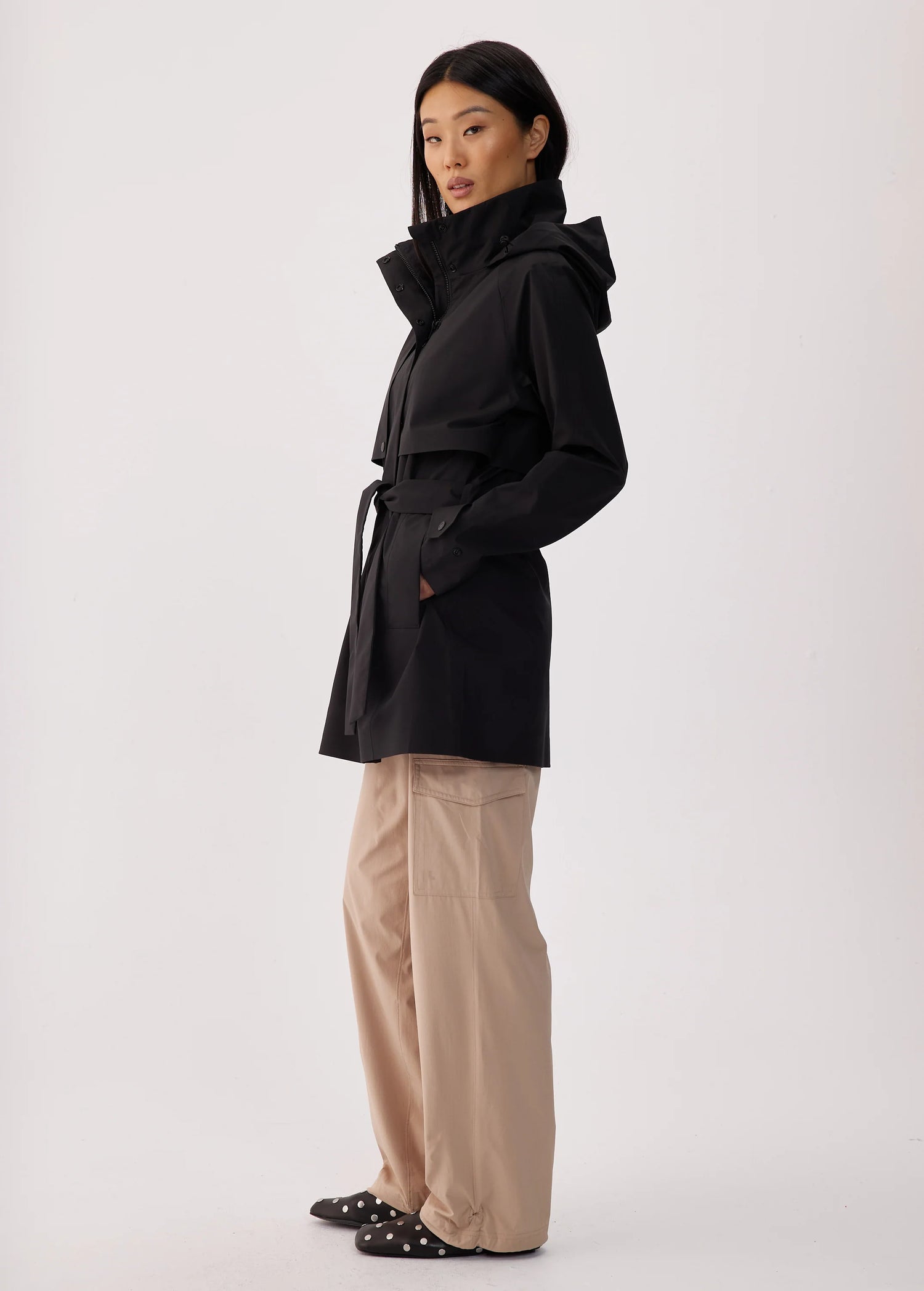 Lolë Alizé Short Trench Coat