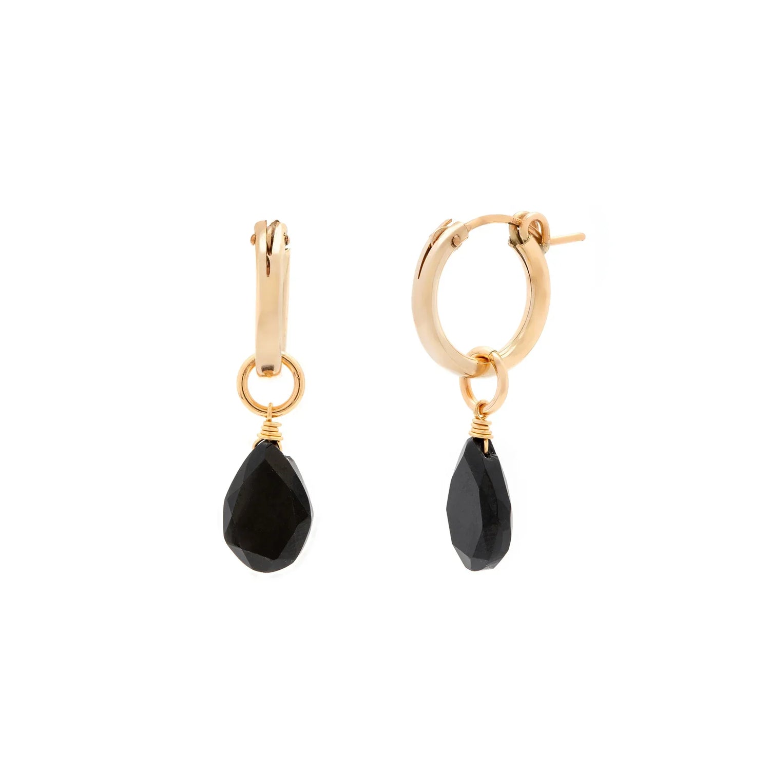 Leah Yard Ava Earrings Black Onyx