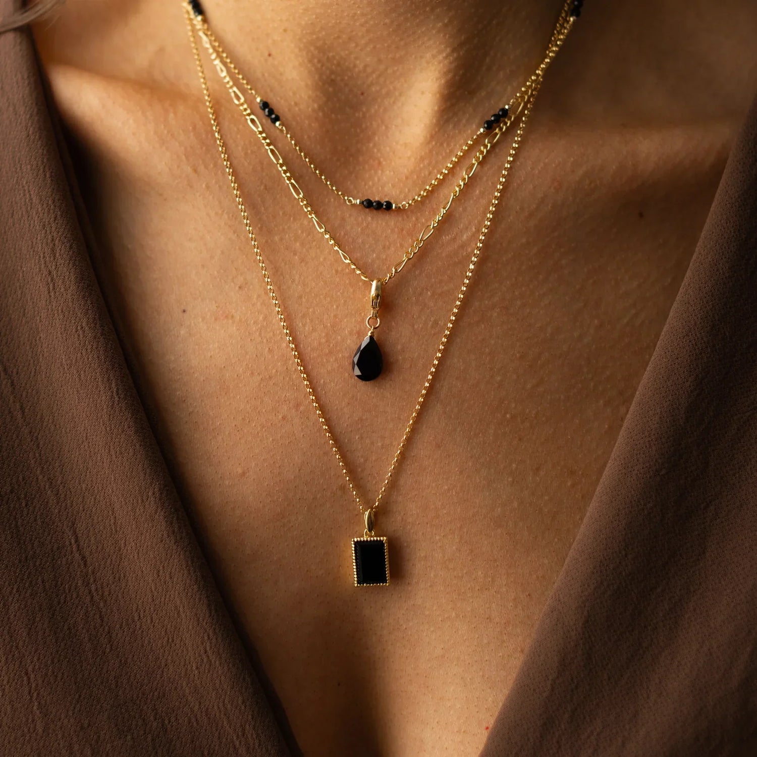 Leah Yard Ava Charm Black Onyx