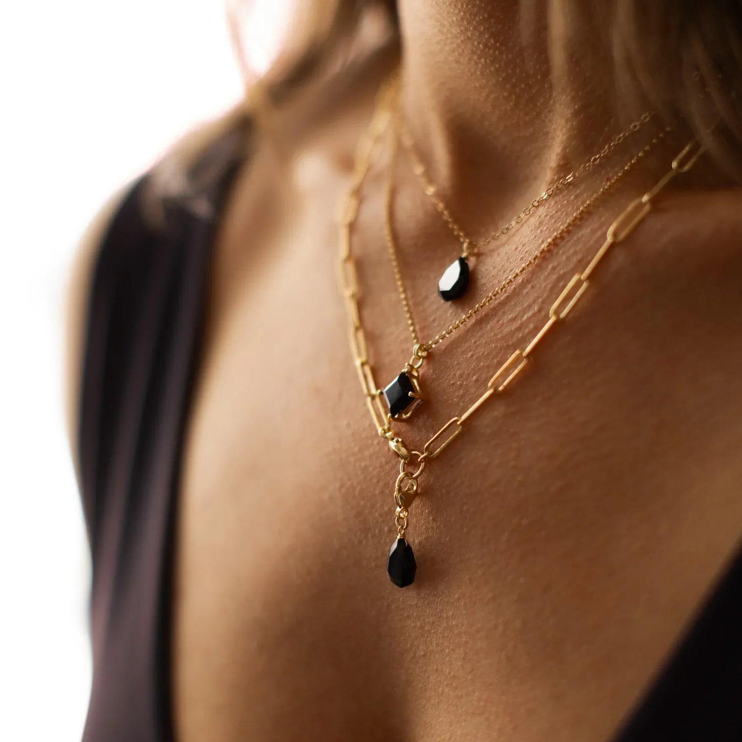 Leah Yard Ava Charm Black Onyx