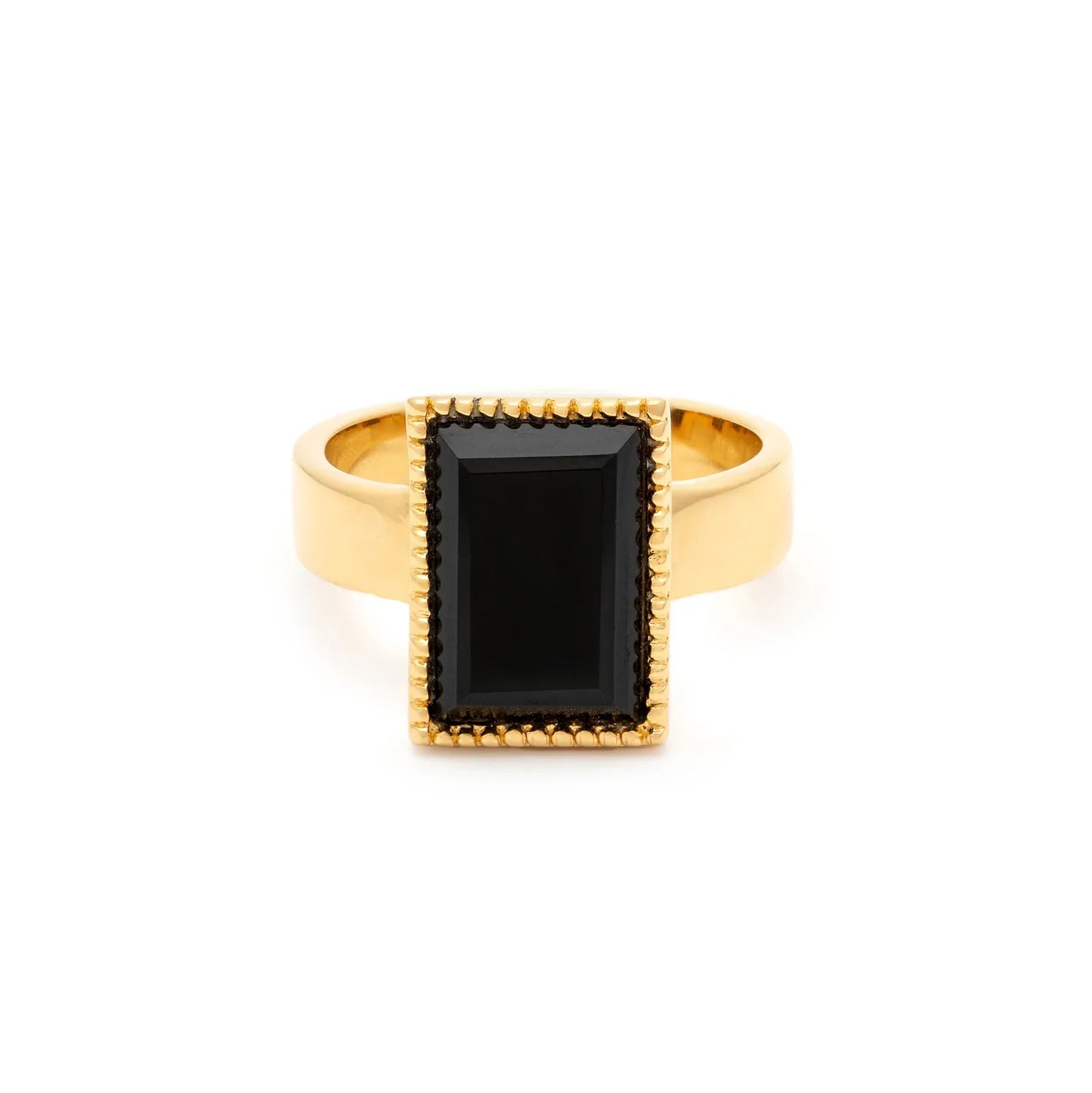 Leah Yard Jasmine Ring Black Onyx