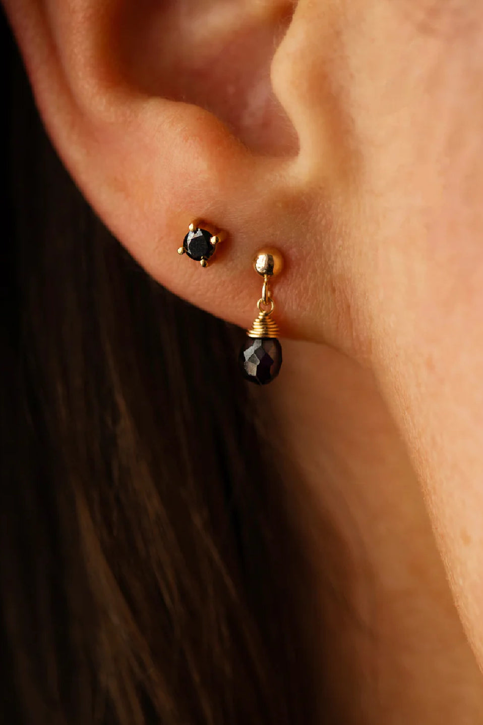 Leah Yard Bille Earring Black Onyx