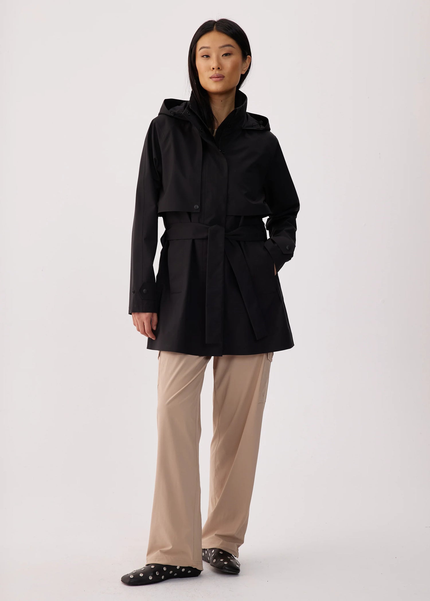 Lolë Alizé Short Trench Coat