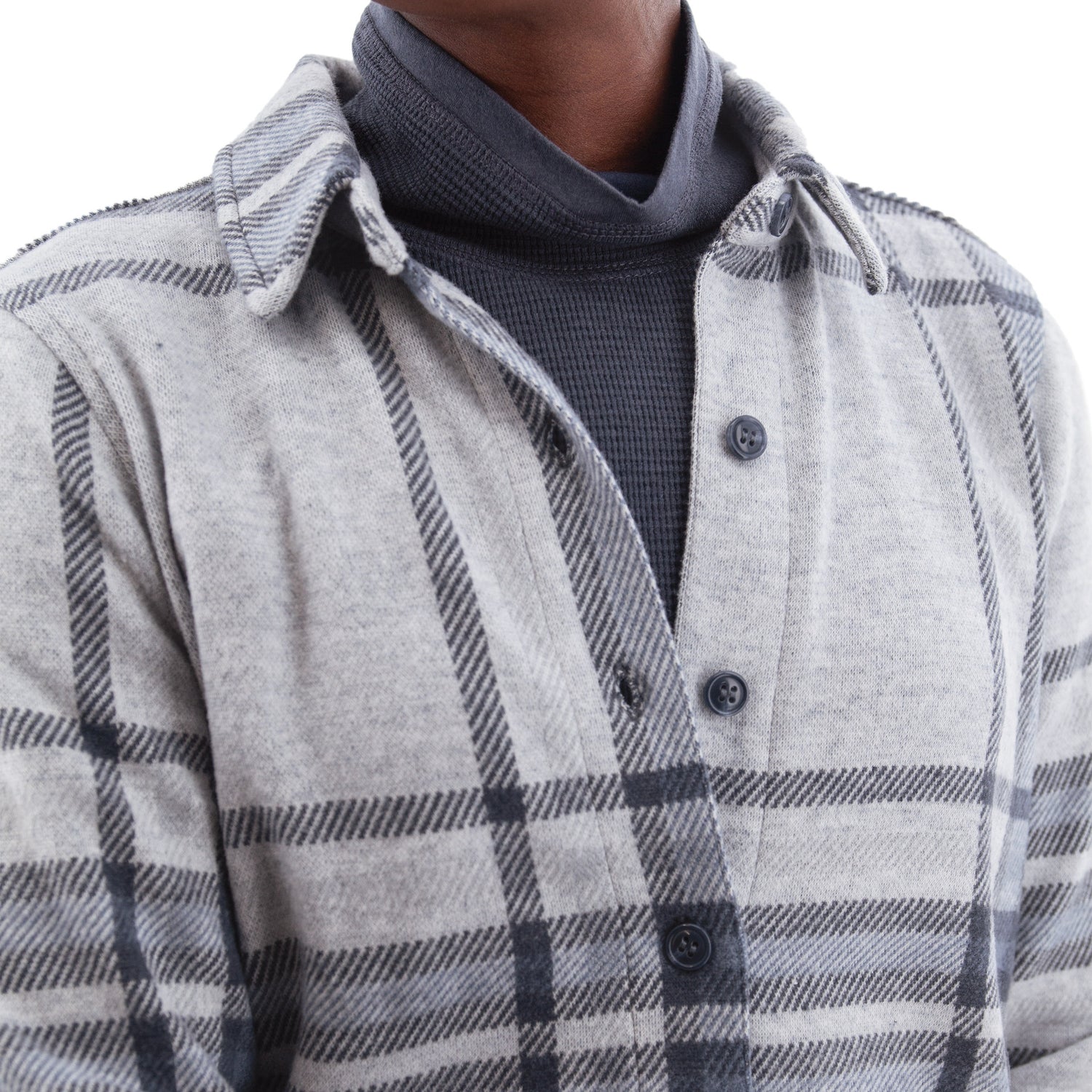 Aventura Luscious Plaid Boyfriend Shirt