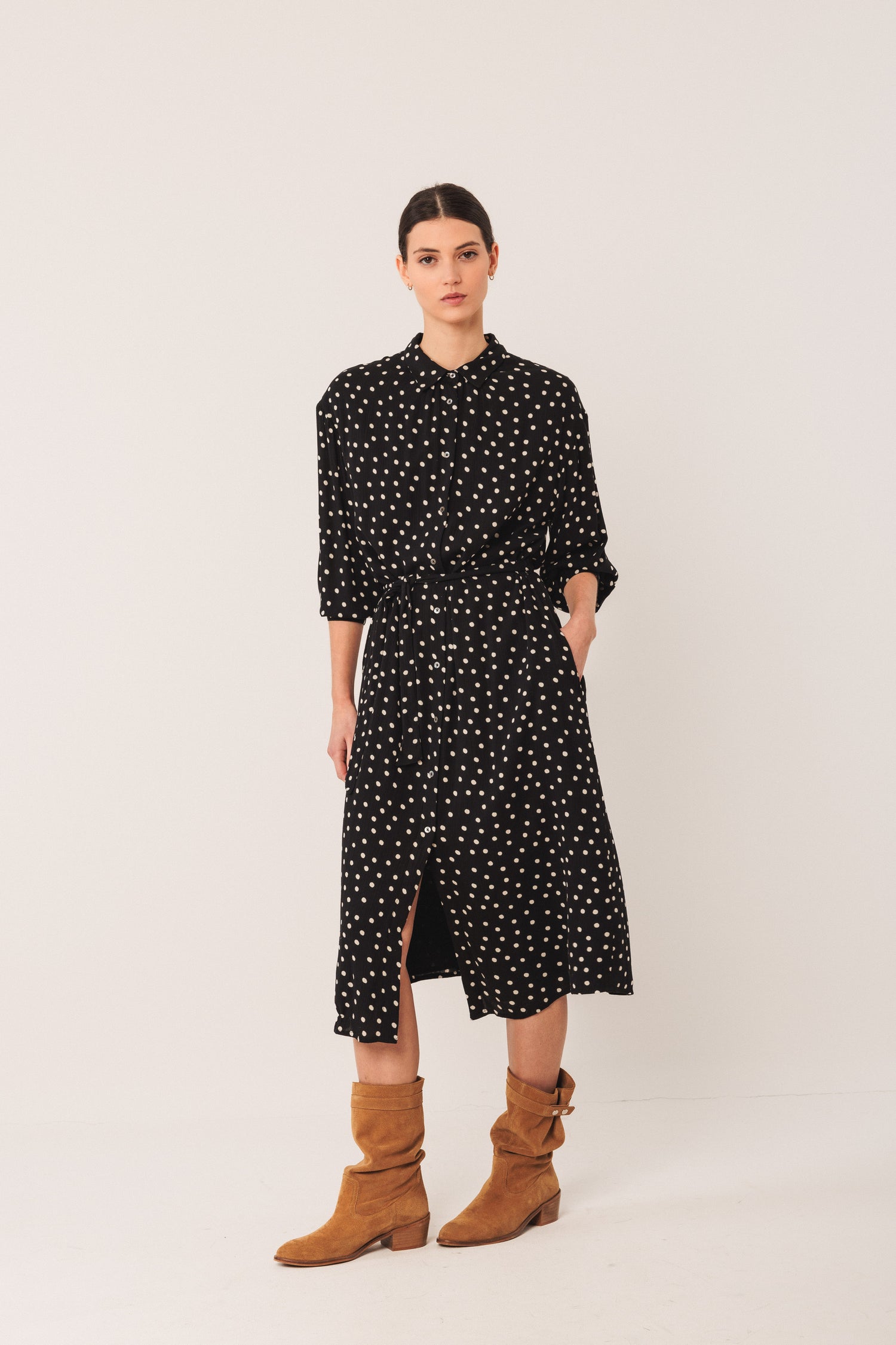 Indi & Cold Dot Print Dress