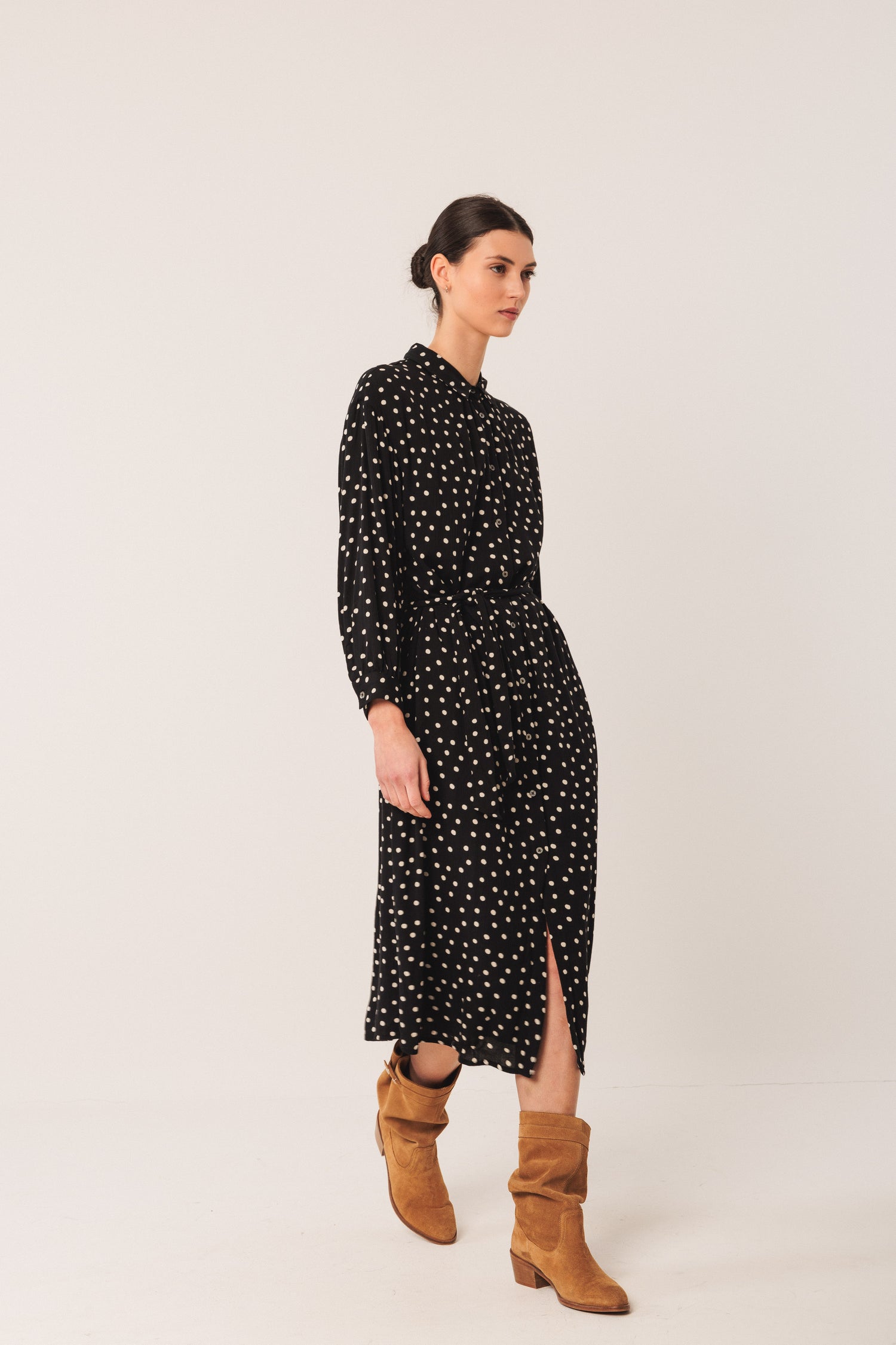 Indi & Cold Dot Print Dress