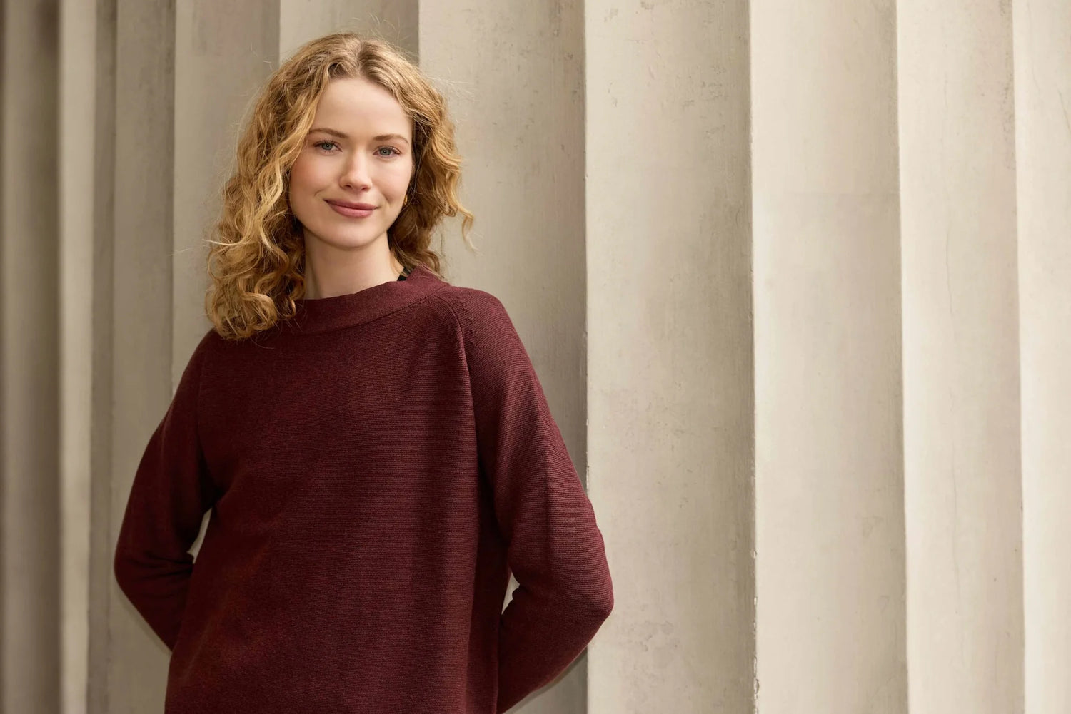 Mansted Mosque Cotton Mockneck Sweater