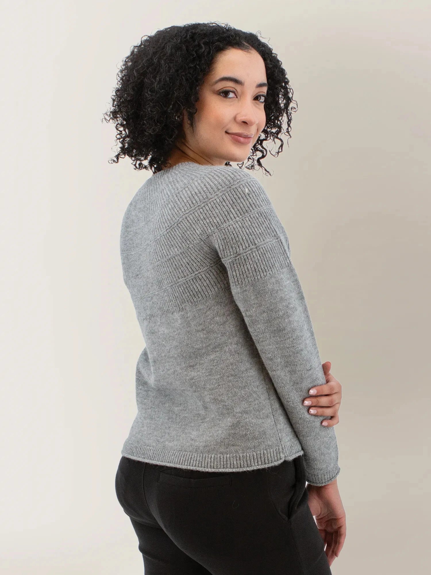 Aventura Mabel Textured Fairisle Crew