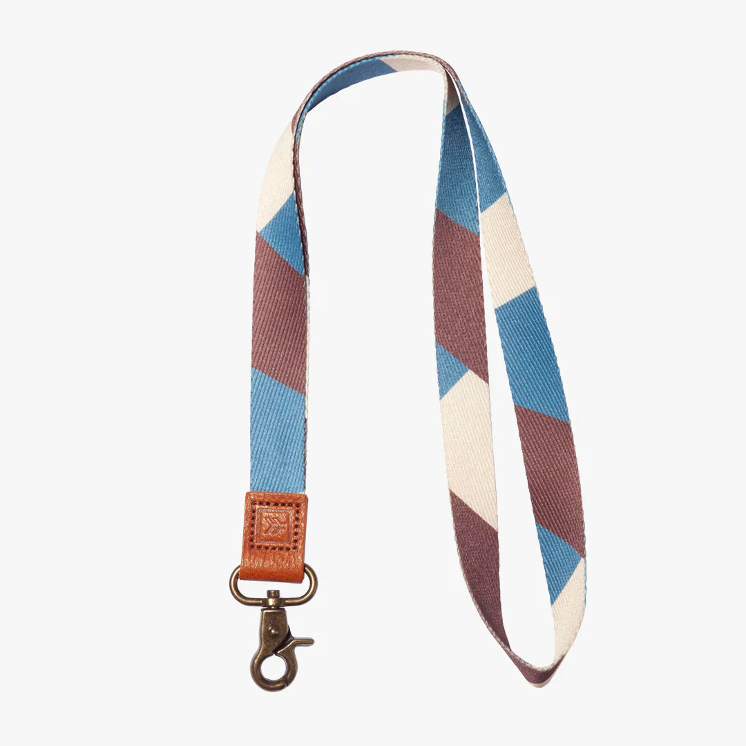 Thread Neck Lanyard (Fine Line Blue)