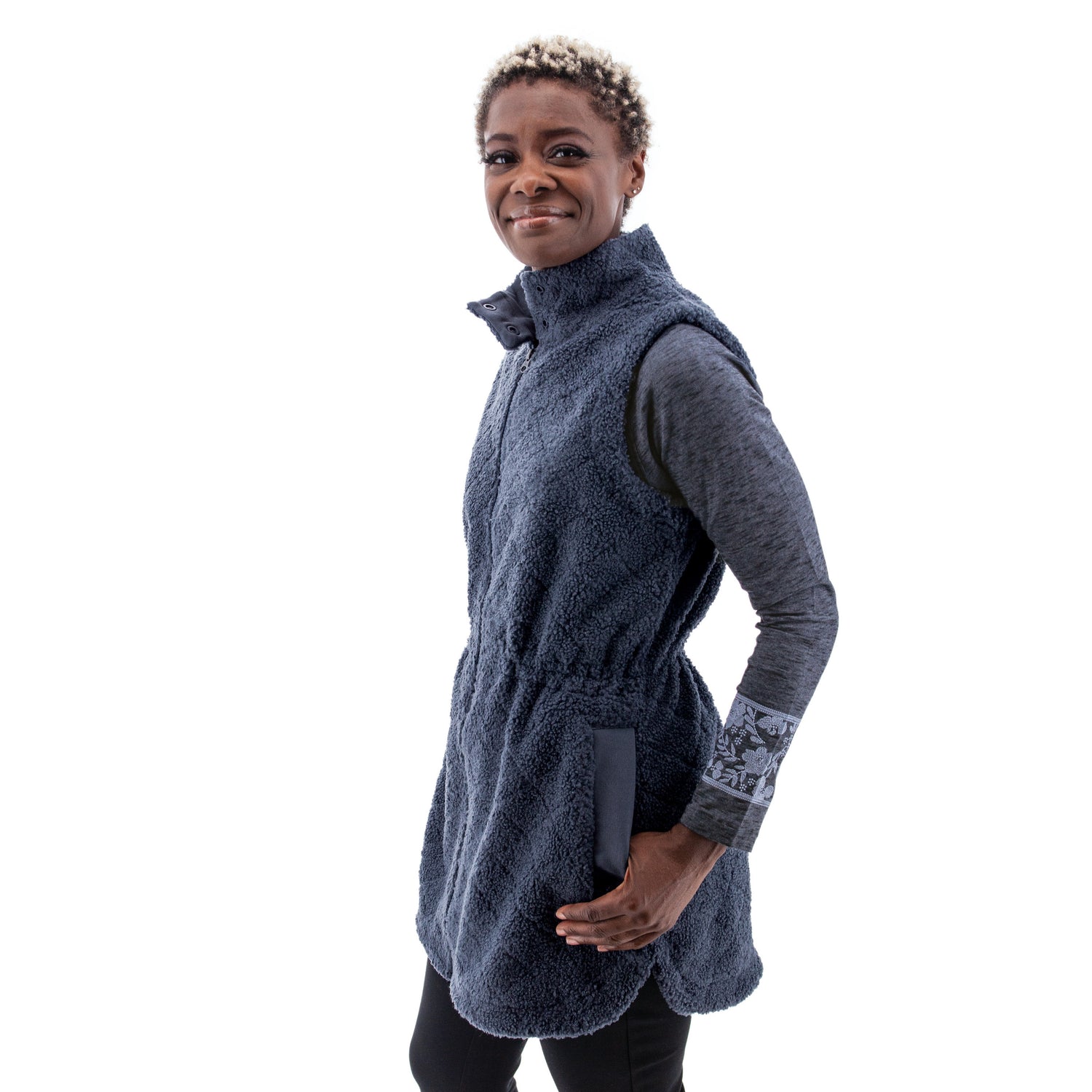 Aventura Solstice Sherpa Fleece Long Vest