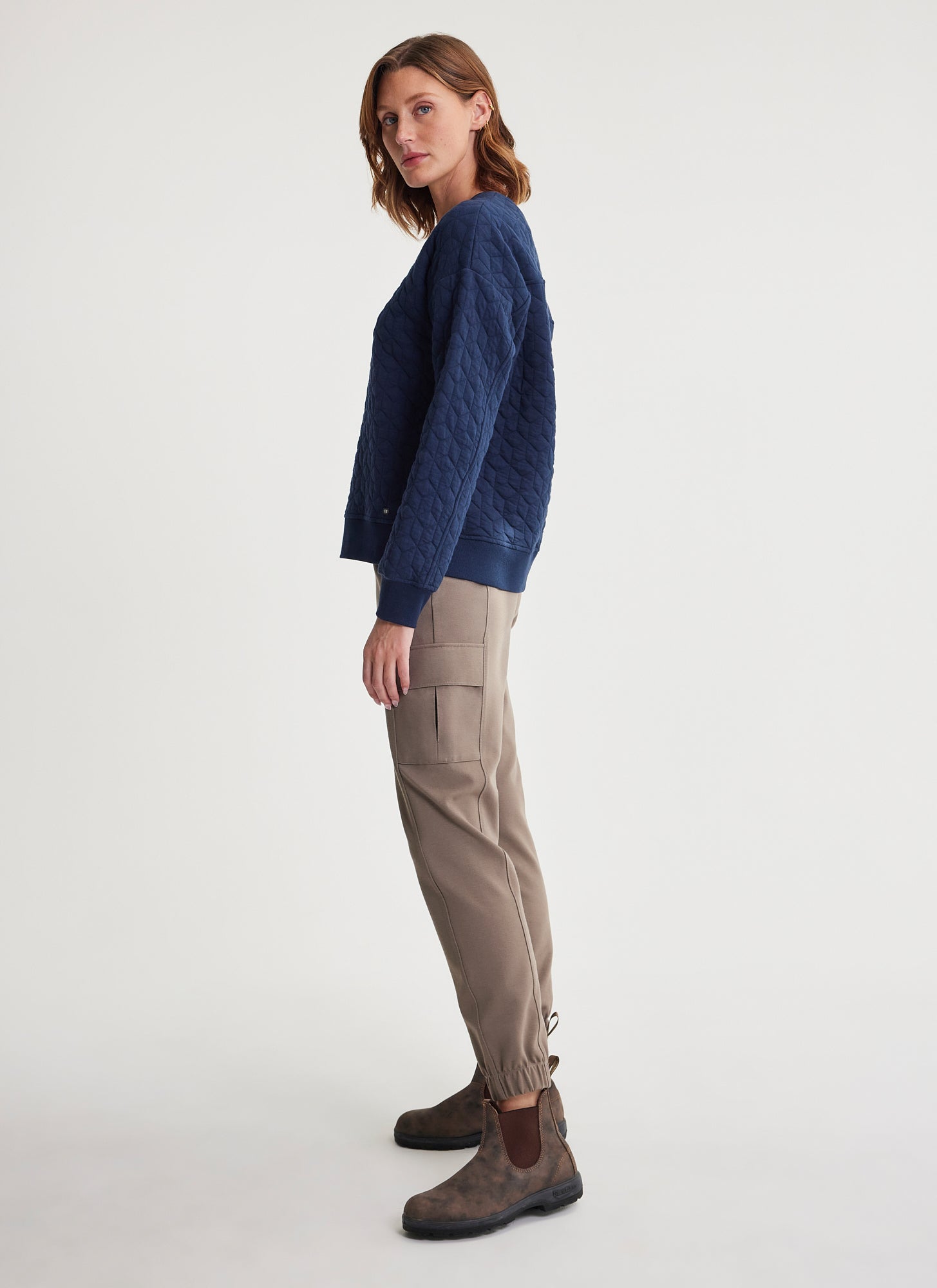 🇨🇦 Fig Chase 2.0 Quilted Sweater