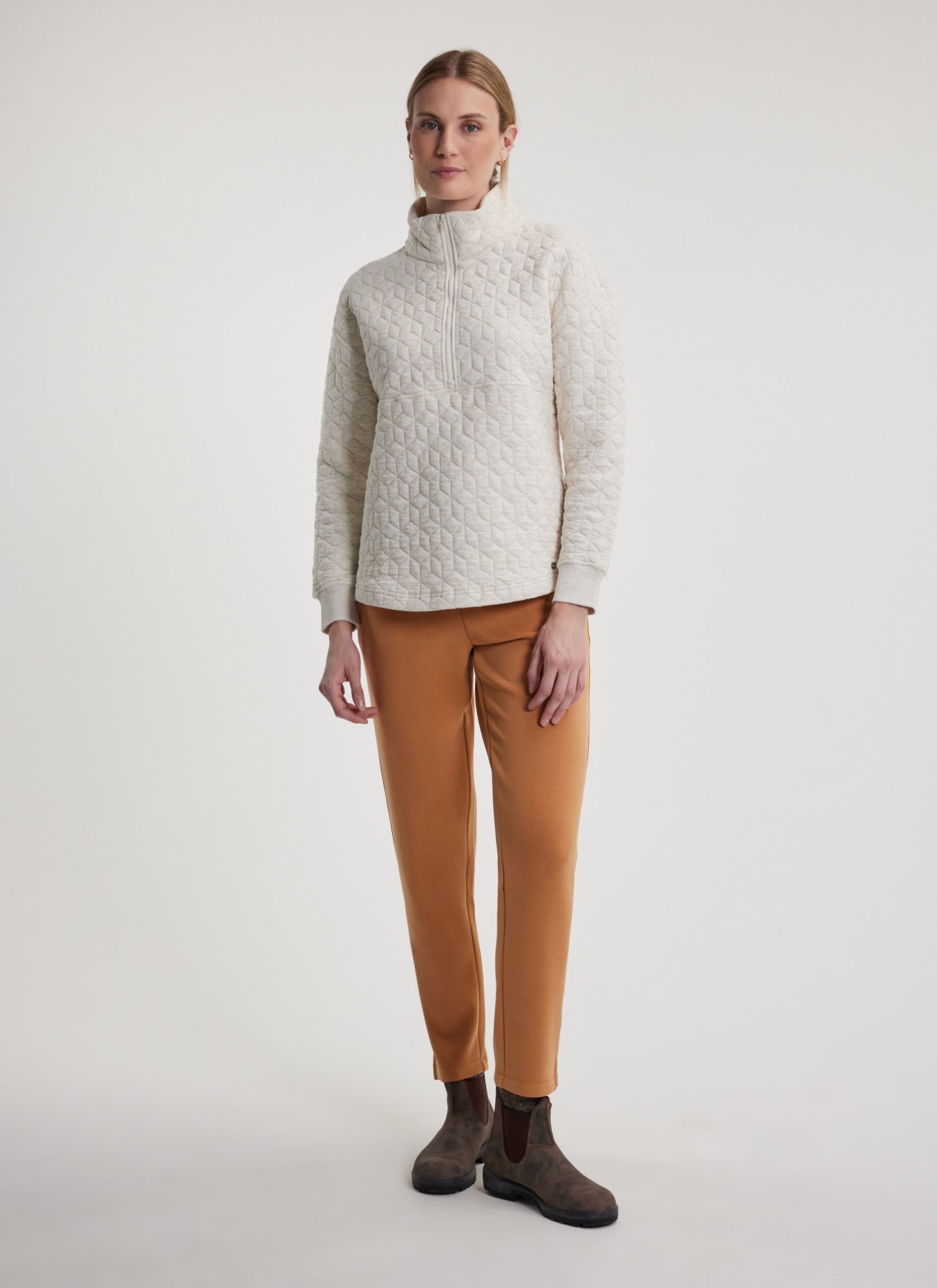 π¨π¦ Fig Freya 1/2 Zip Long Quilted Sweater