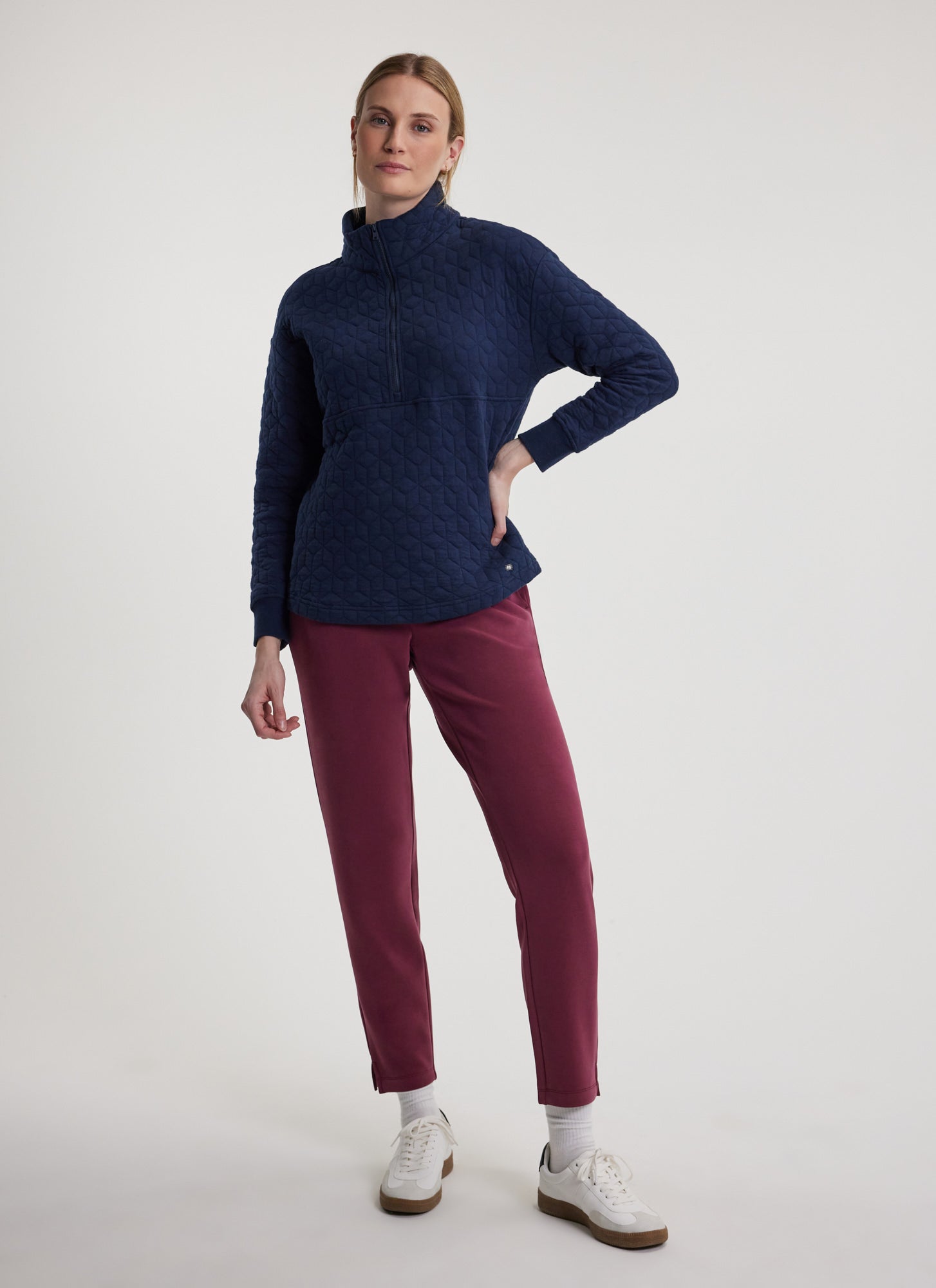 π¨π¦ Fig Freya 1/2 Zip Long Quilted Sweater