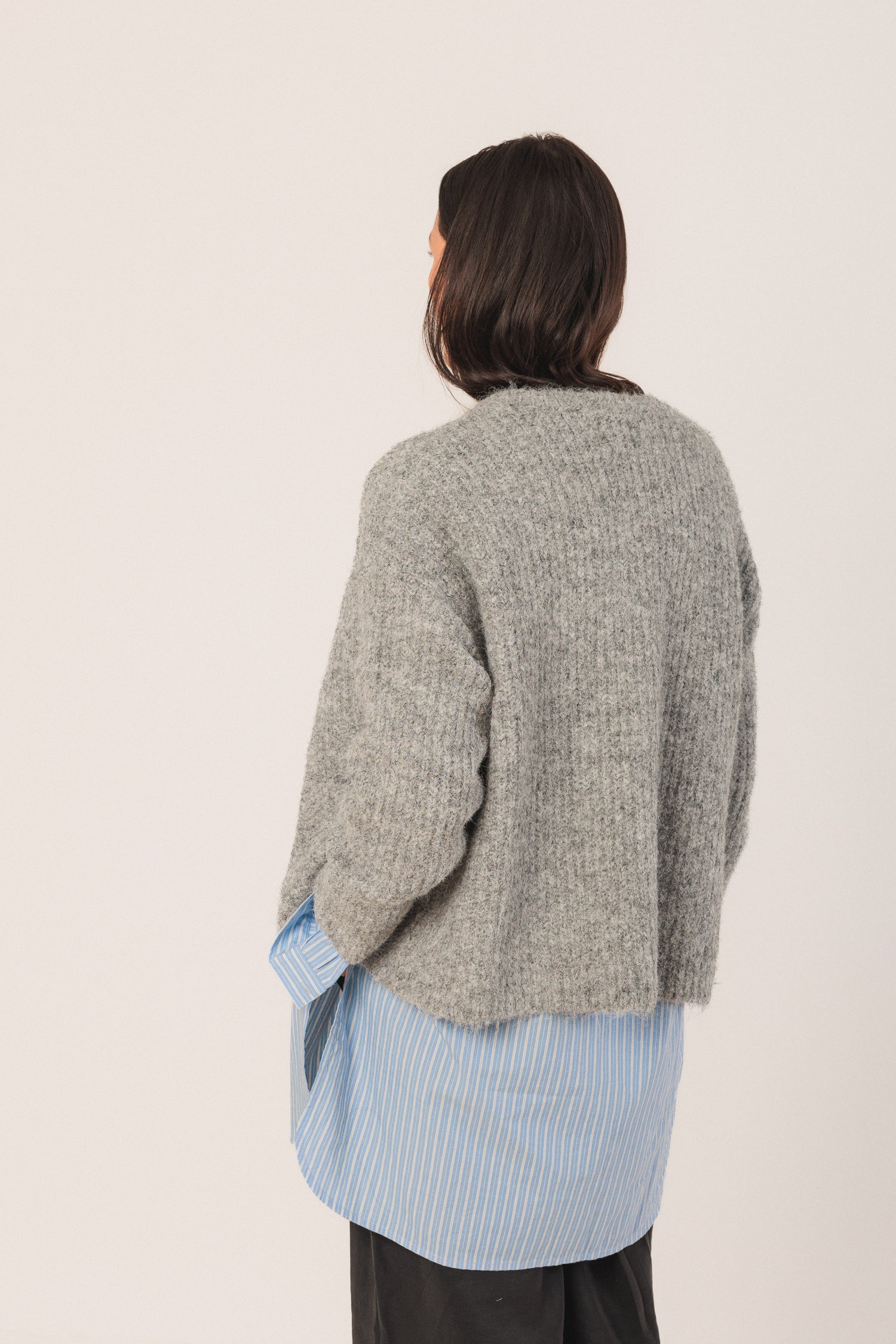 Indi & Cold Crew Neck Cardigan