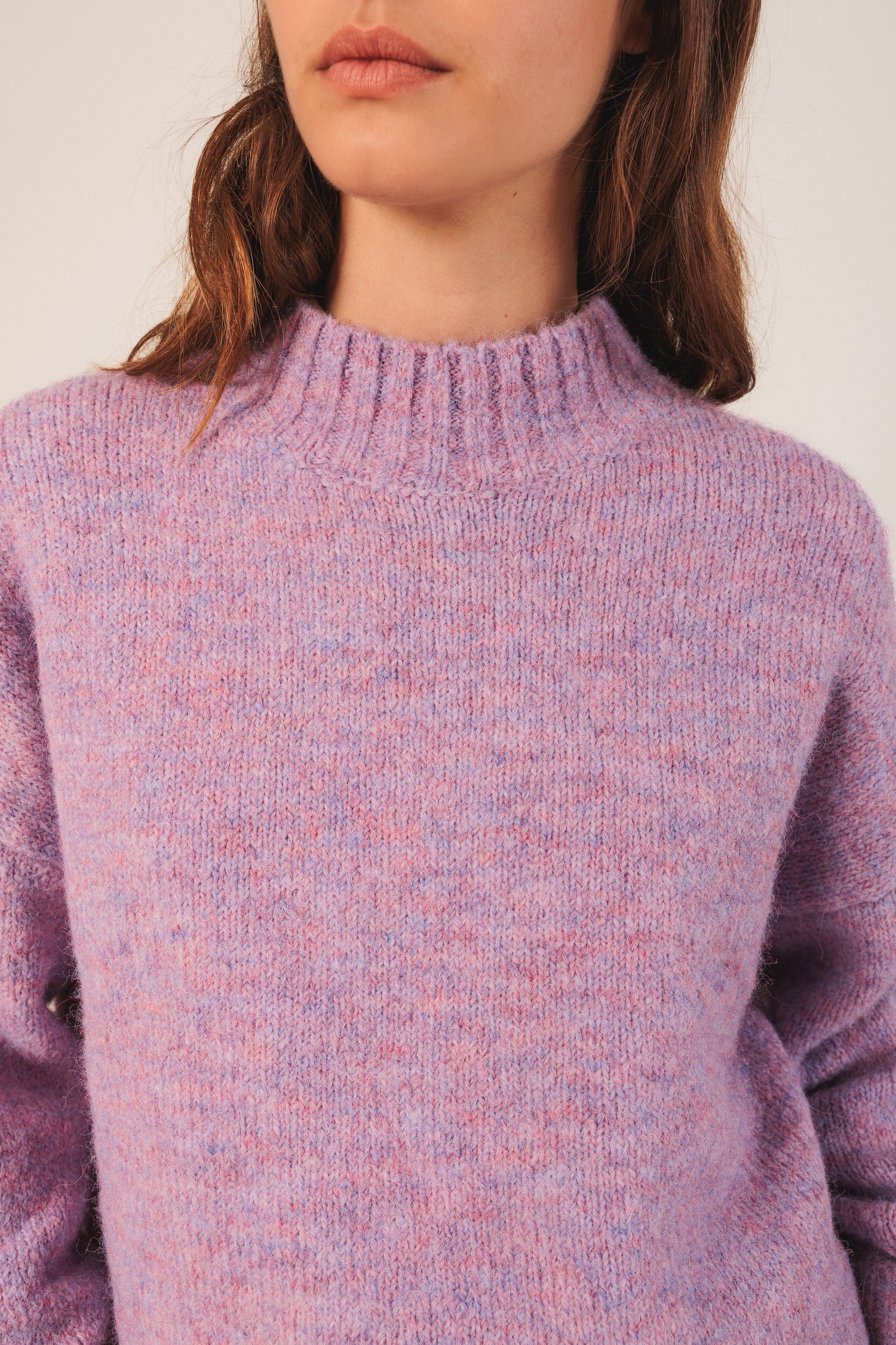 Indi & Cold Mock Neck Sweater