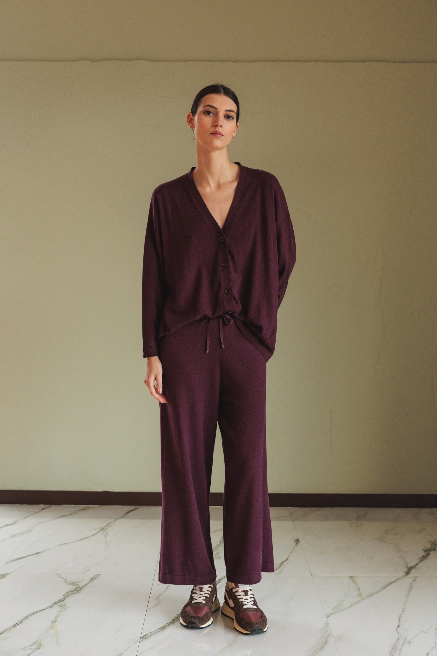 Indi & Cold Long Sea Wool Cardigan