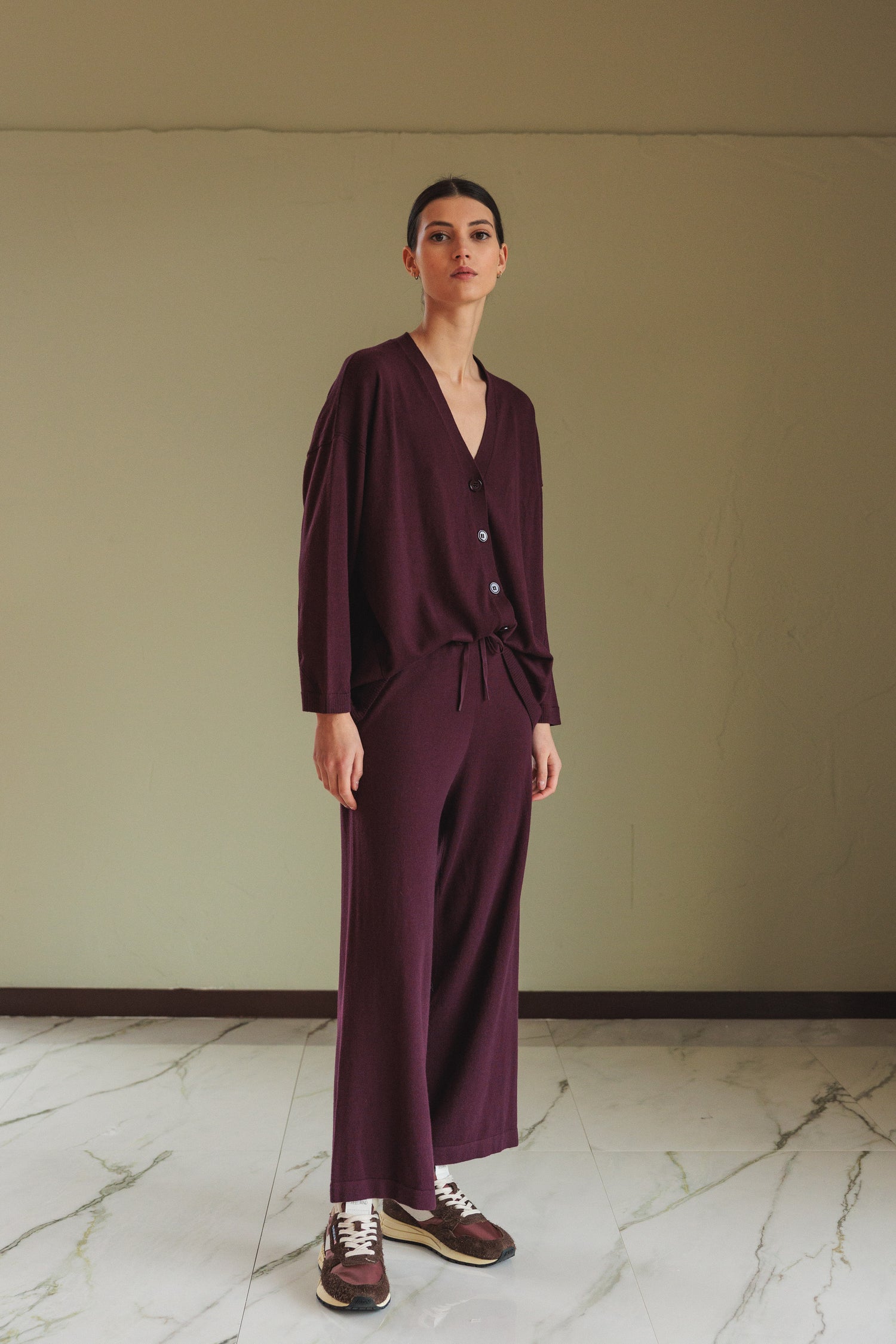 Indi & Cold Long Sea Wool Cardigan