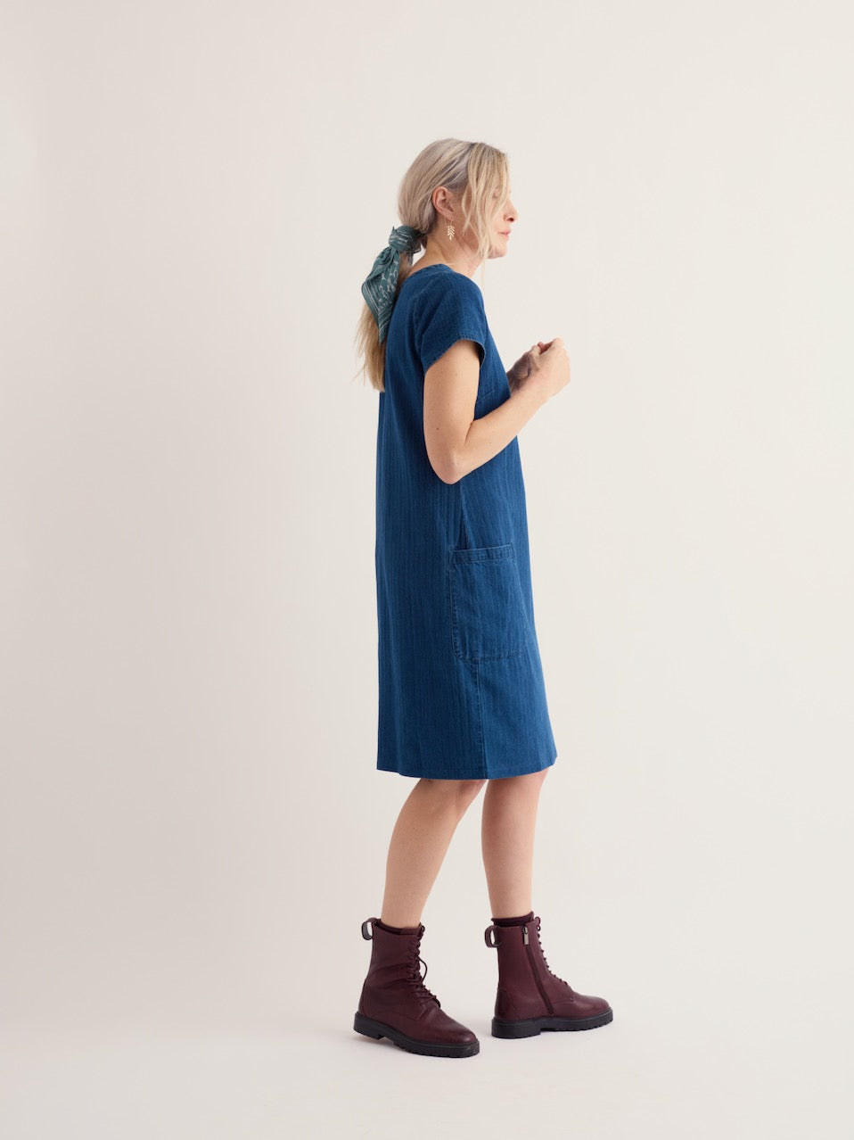 Seasalt Rivercove Denim Shift Dress