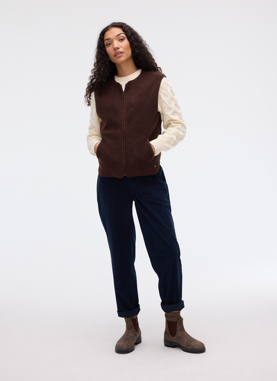 Fig Skye Barrel Corduroy Pants