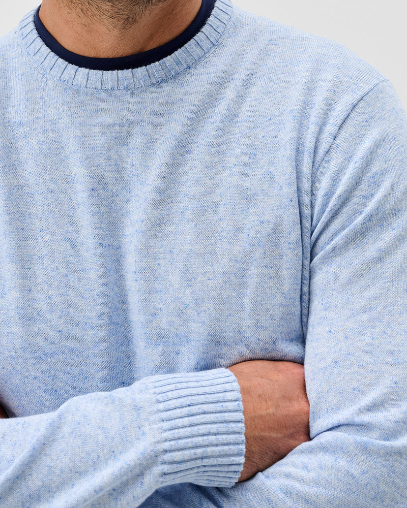 Johnnie-O Albus Heathered Crewneck Sweater