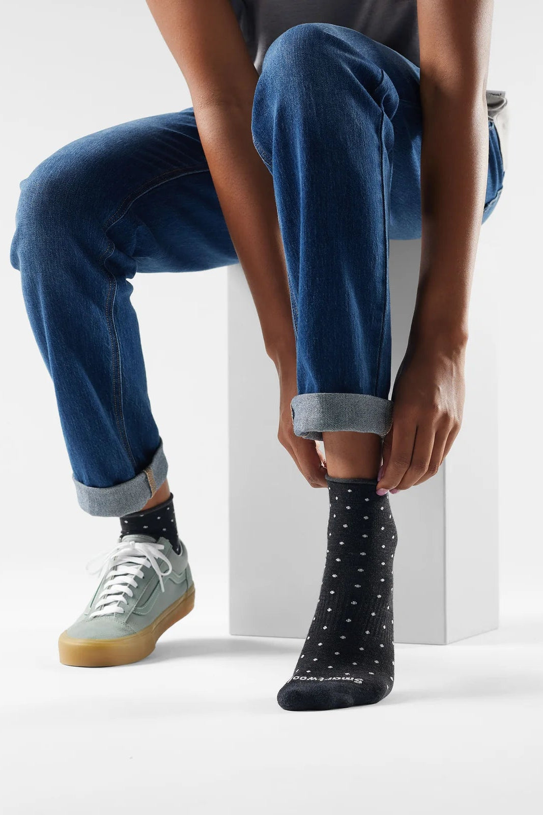 Smartwool Women's Everyday Classic Dot Ankle Boot Sock