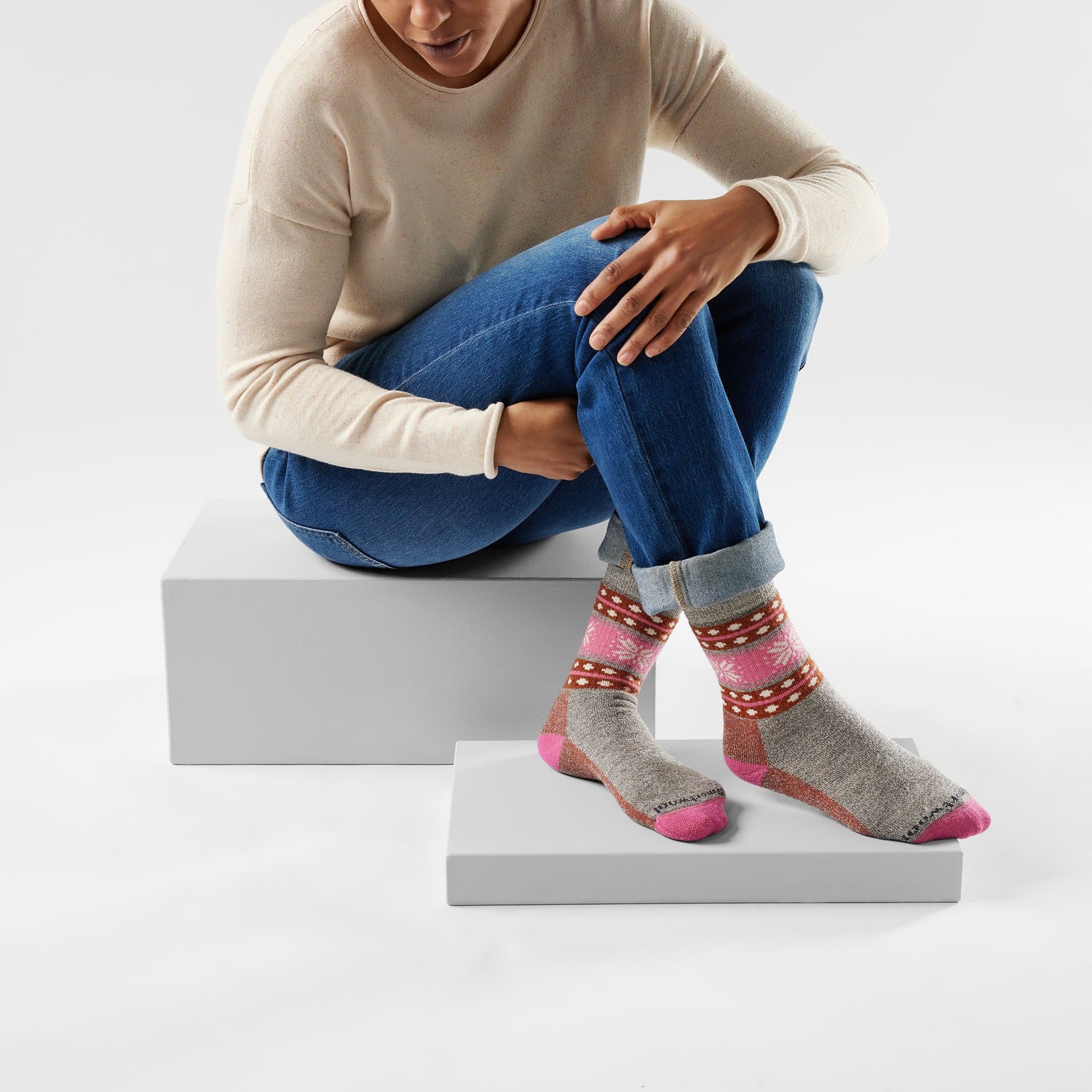 Smartwool Cozy Snowflake Dream Crew Socks