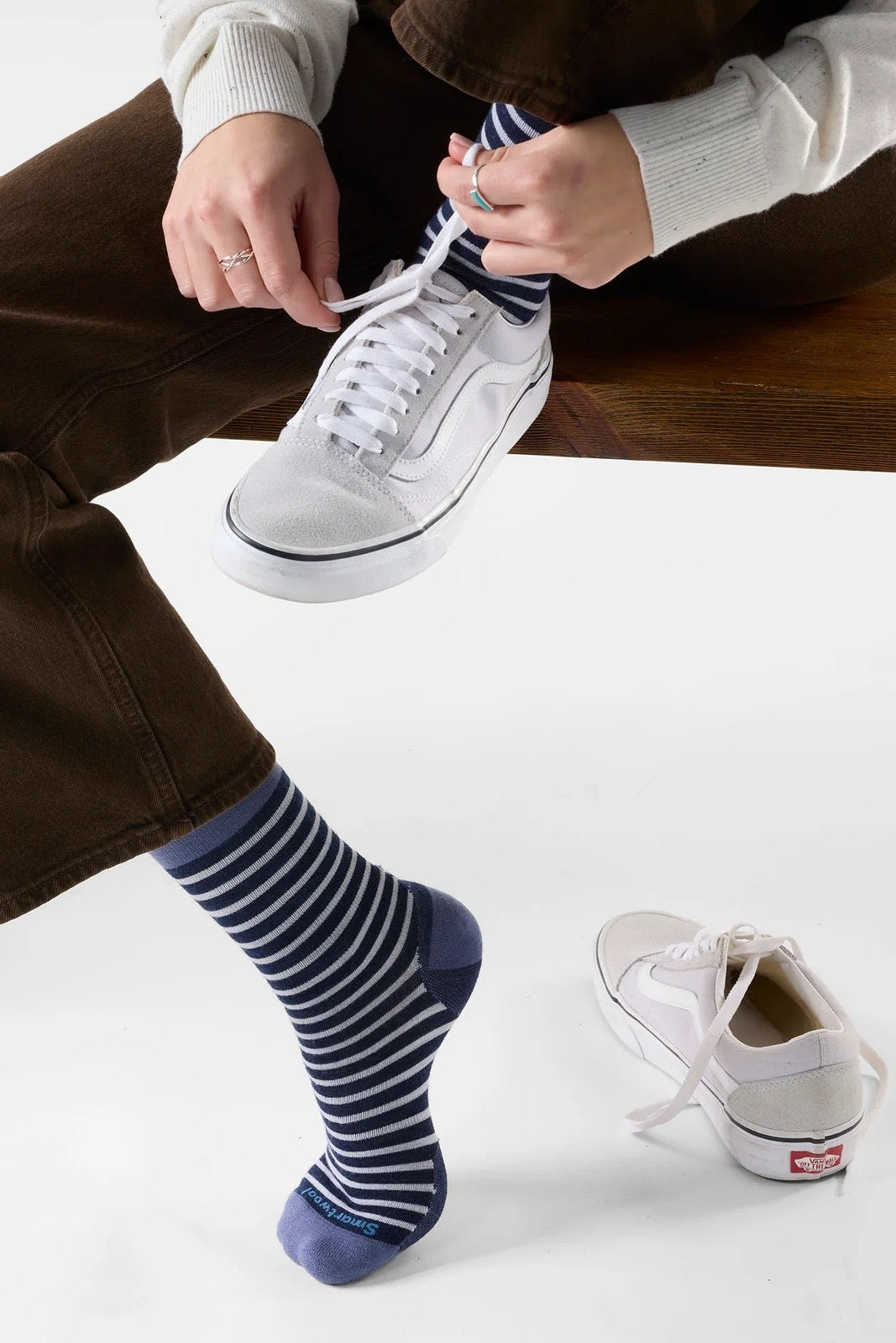 Smartwool Everyday Pin Stripe Crew Sock