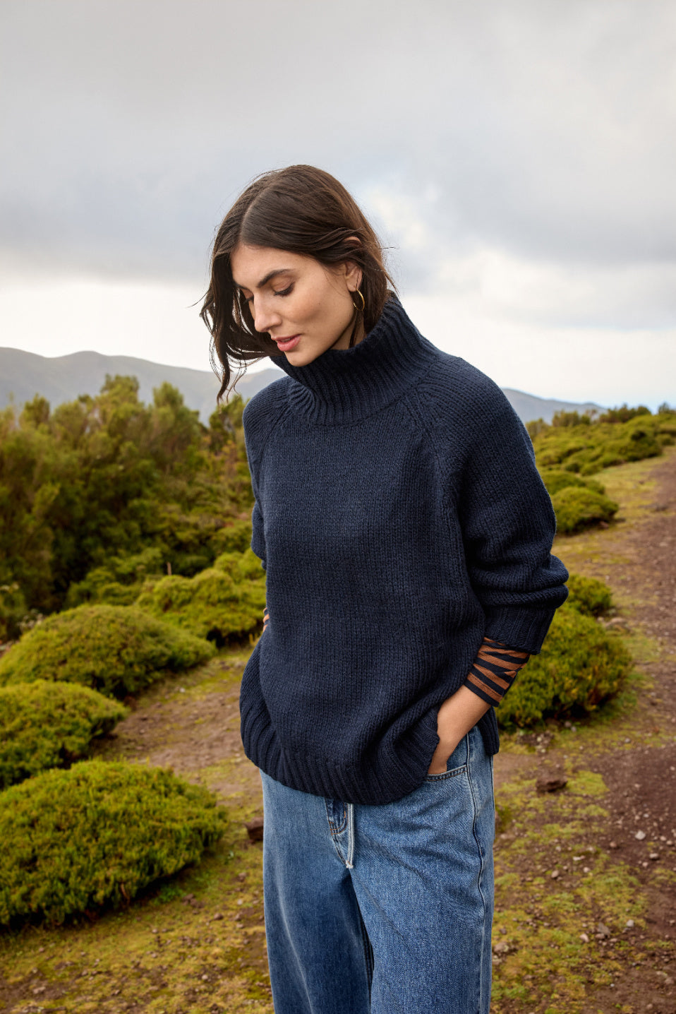 Soya Concept HaSoya Concept Helle Striped T-Shirtlime Sweater