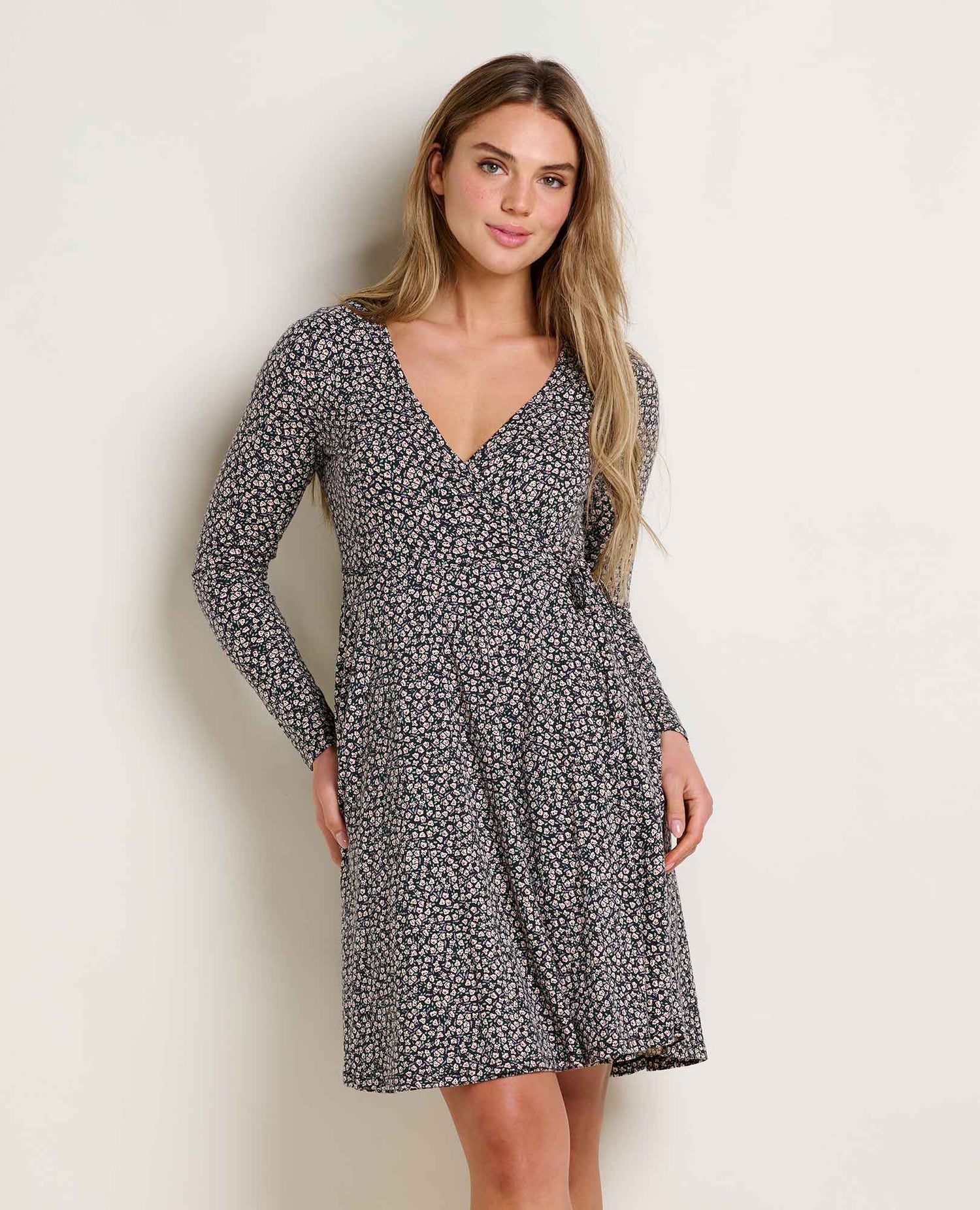 Toad & Co Freesia Long Sleeve Wrap Dress