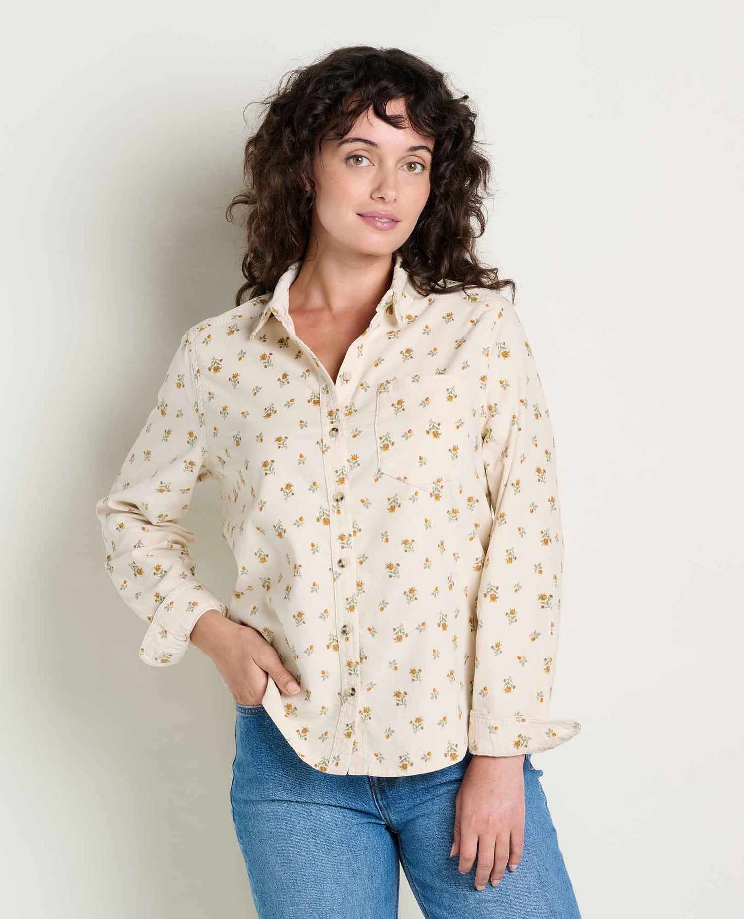 Toad & Co Cattail Corduroy Long Sleeve Shirt