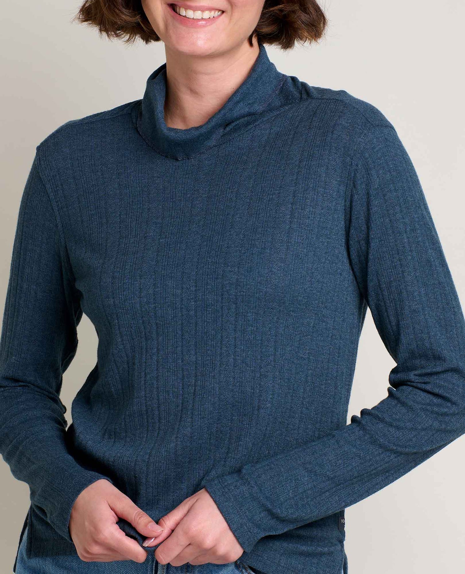 Toad & Co Foothill Pointelle Long Sleeve Turtleneck