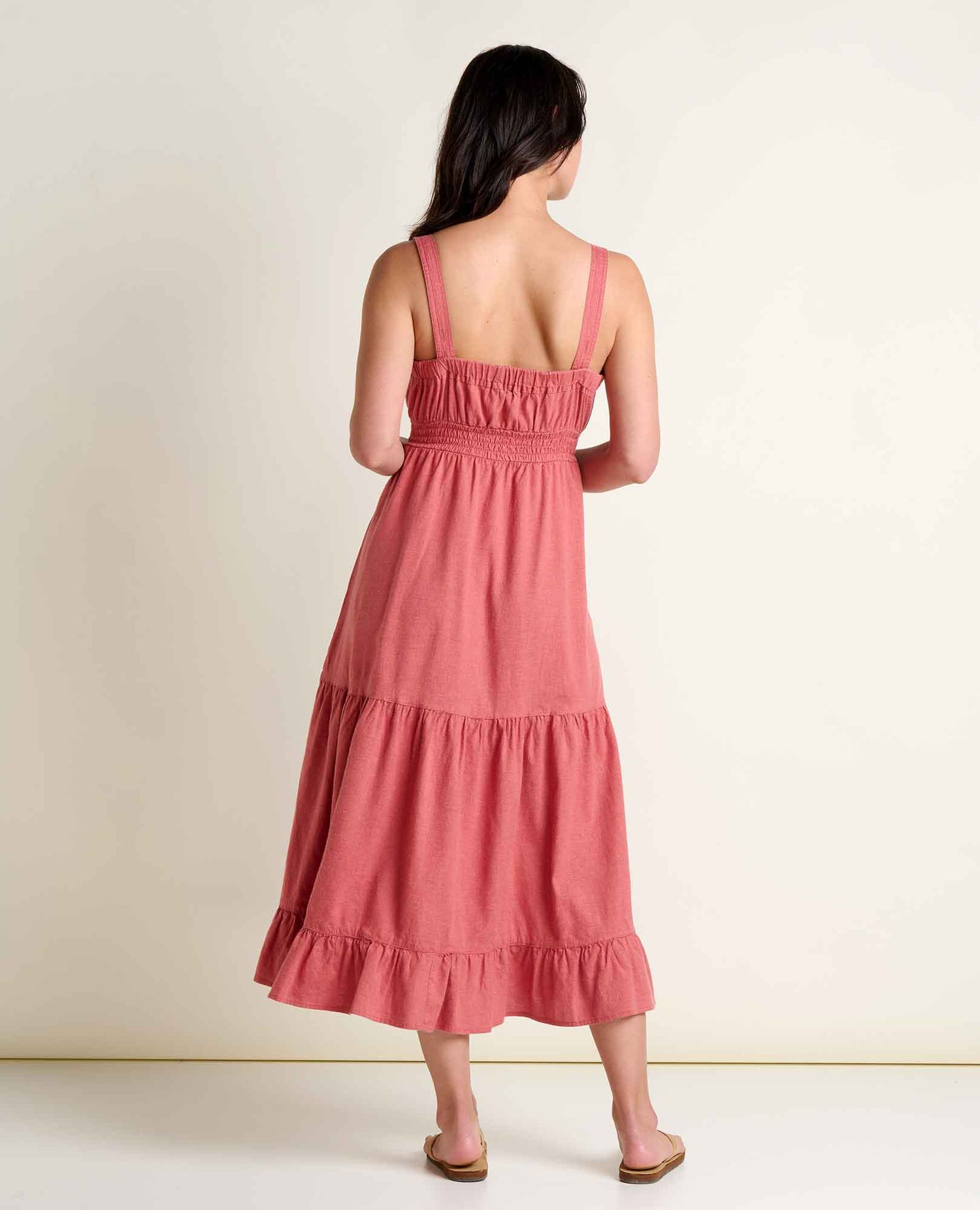 Toad & Co Taj Hemp Tiered Midi Dress