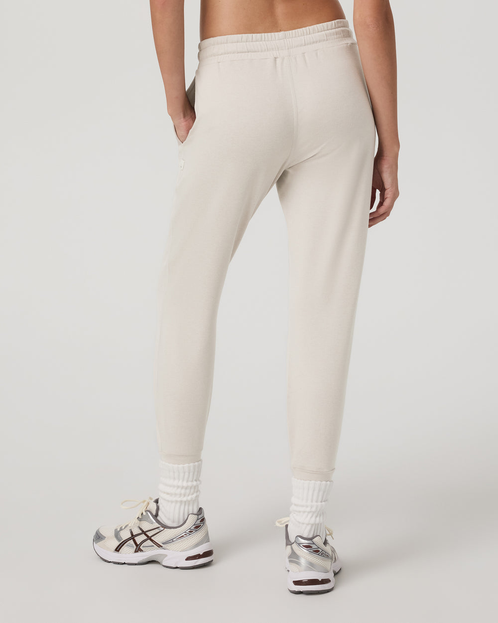 Vuori Performance Jogger LONG (Ecru Heather)