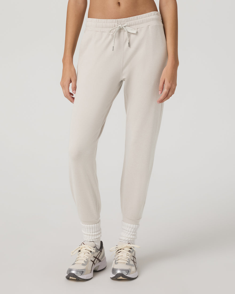 Vuori Performance Jogger LONG (Ecru Heather)