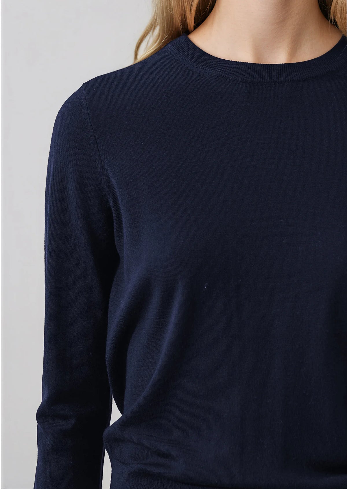 Patrick Assaraf Extra Fine Classic Crew