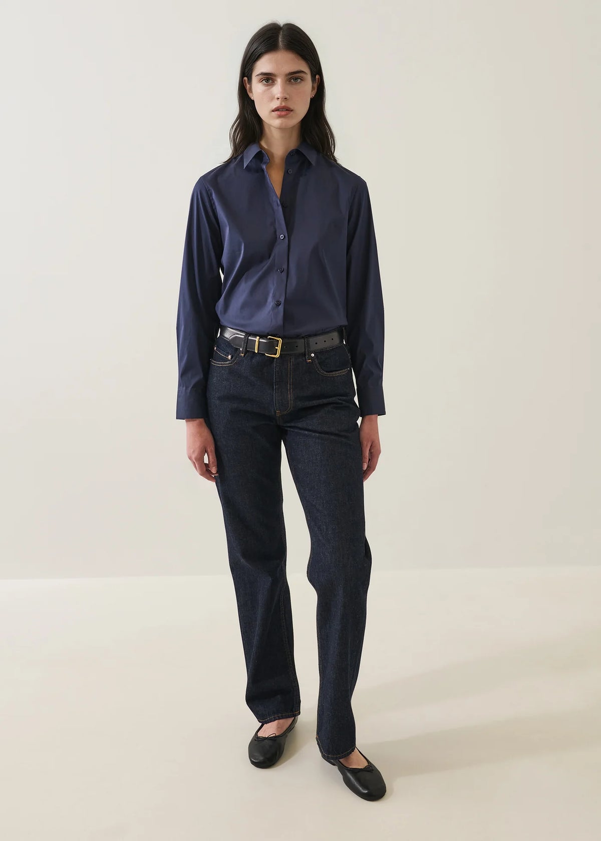 Patrick Assaraf Classic Stretch Cotton Shirt