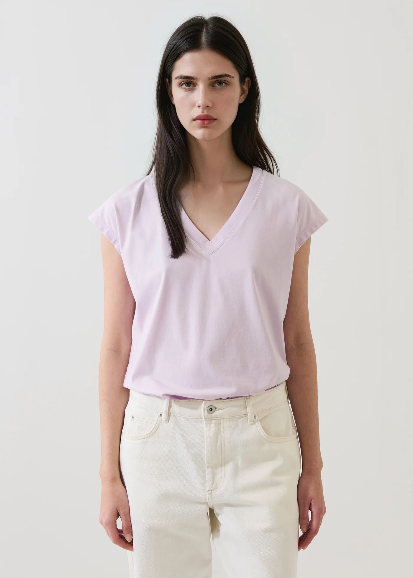π¨π¦ Patrick Assaraf Short Sleeve Iconic Sublime V-Neck Dolman Tee