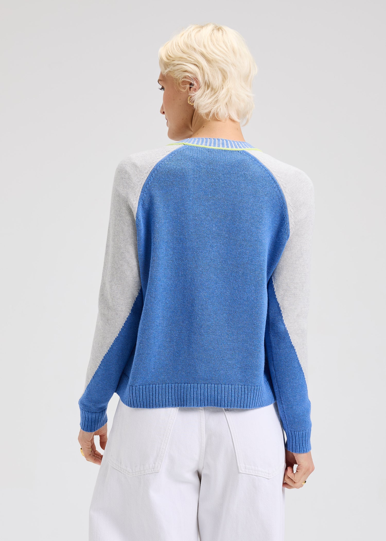 Zaket & Plover Panelled Cardigan