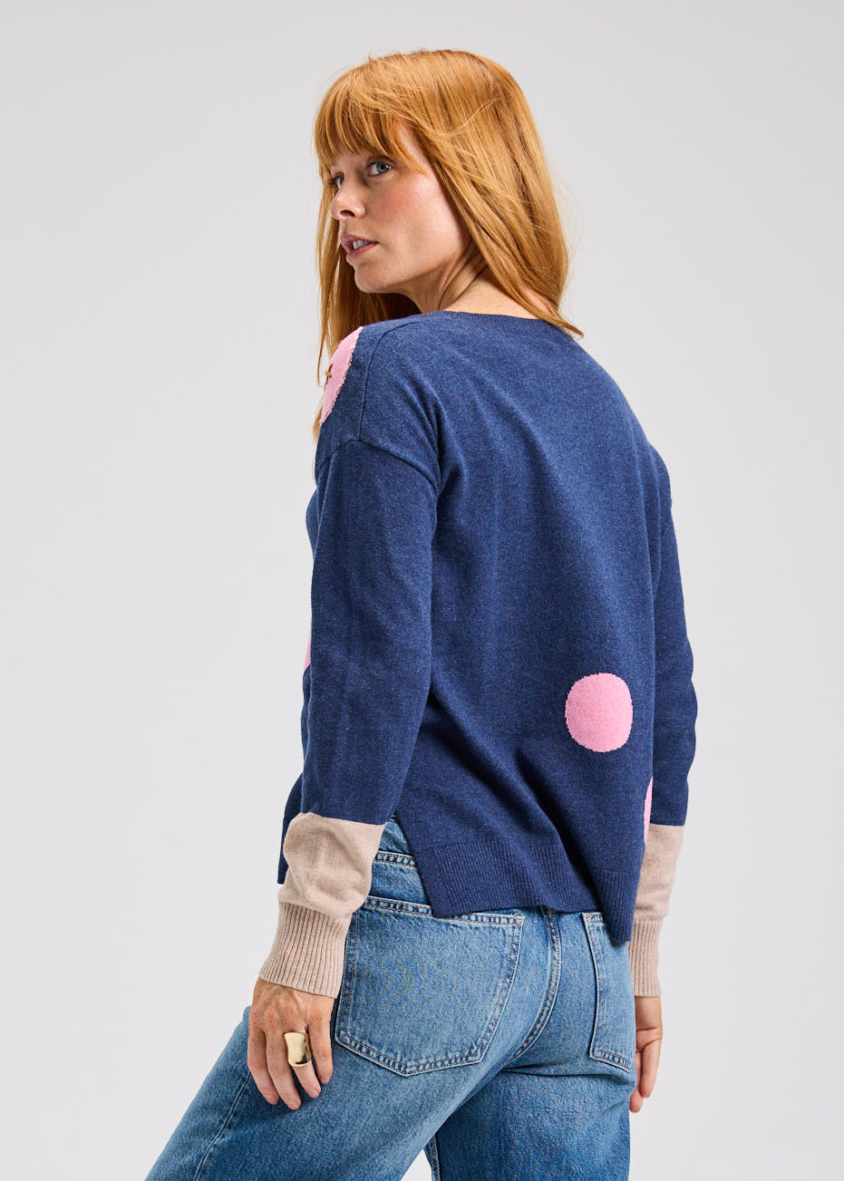 Zaket & Plover Spots Intarsia Sweater