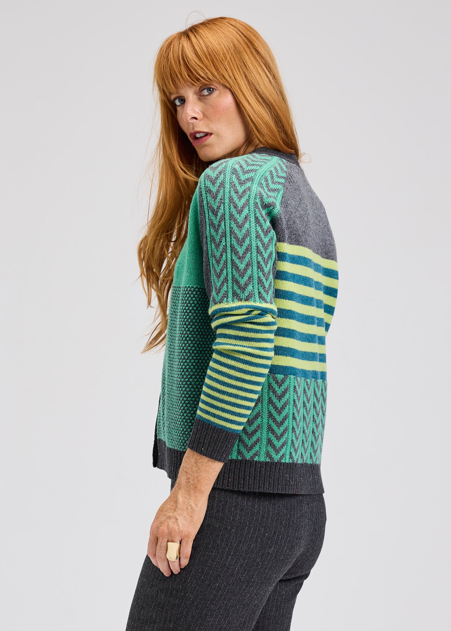 Zaket & Plover Textured Cardigan