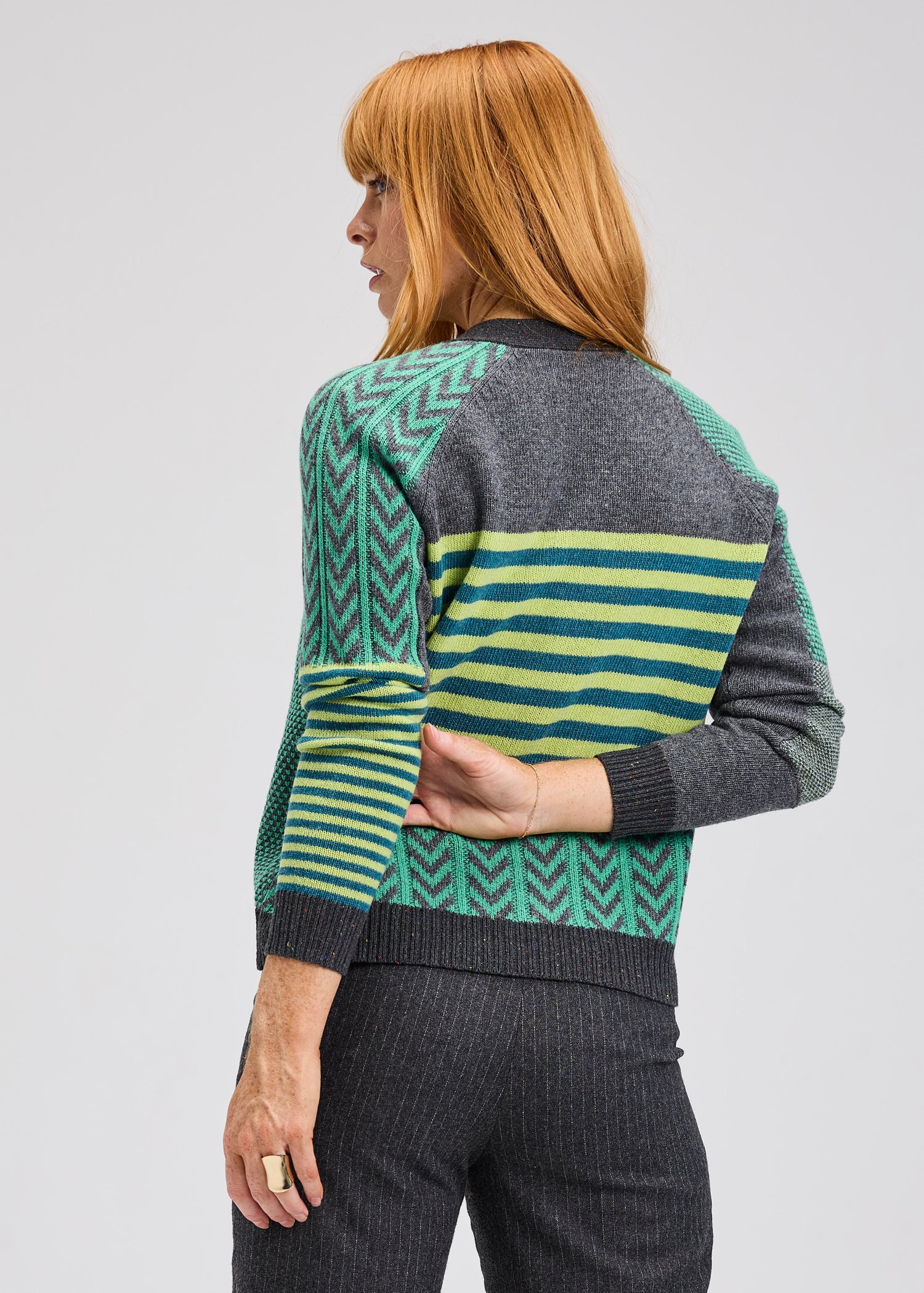 Zaket & Plover Textured Cardigan