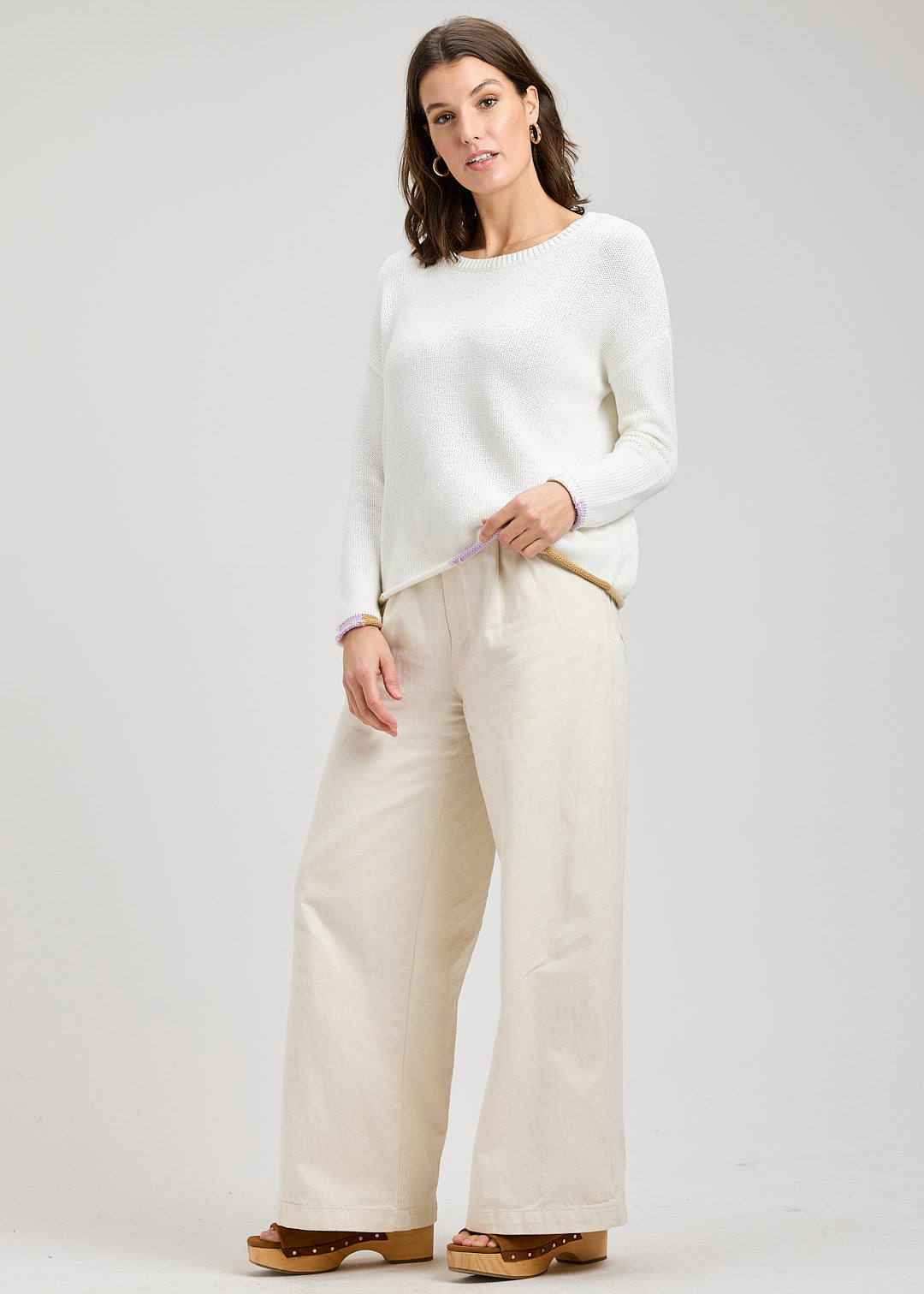 Zaket & Plover Bottom Detail Sweater