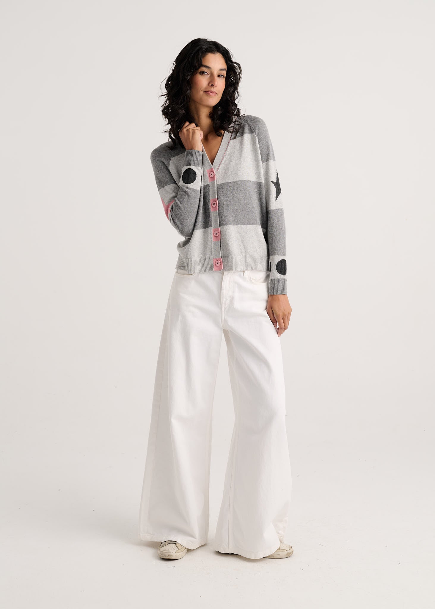 Zaket & Plover Stars And Spots Cardigan