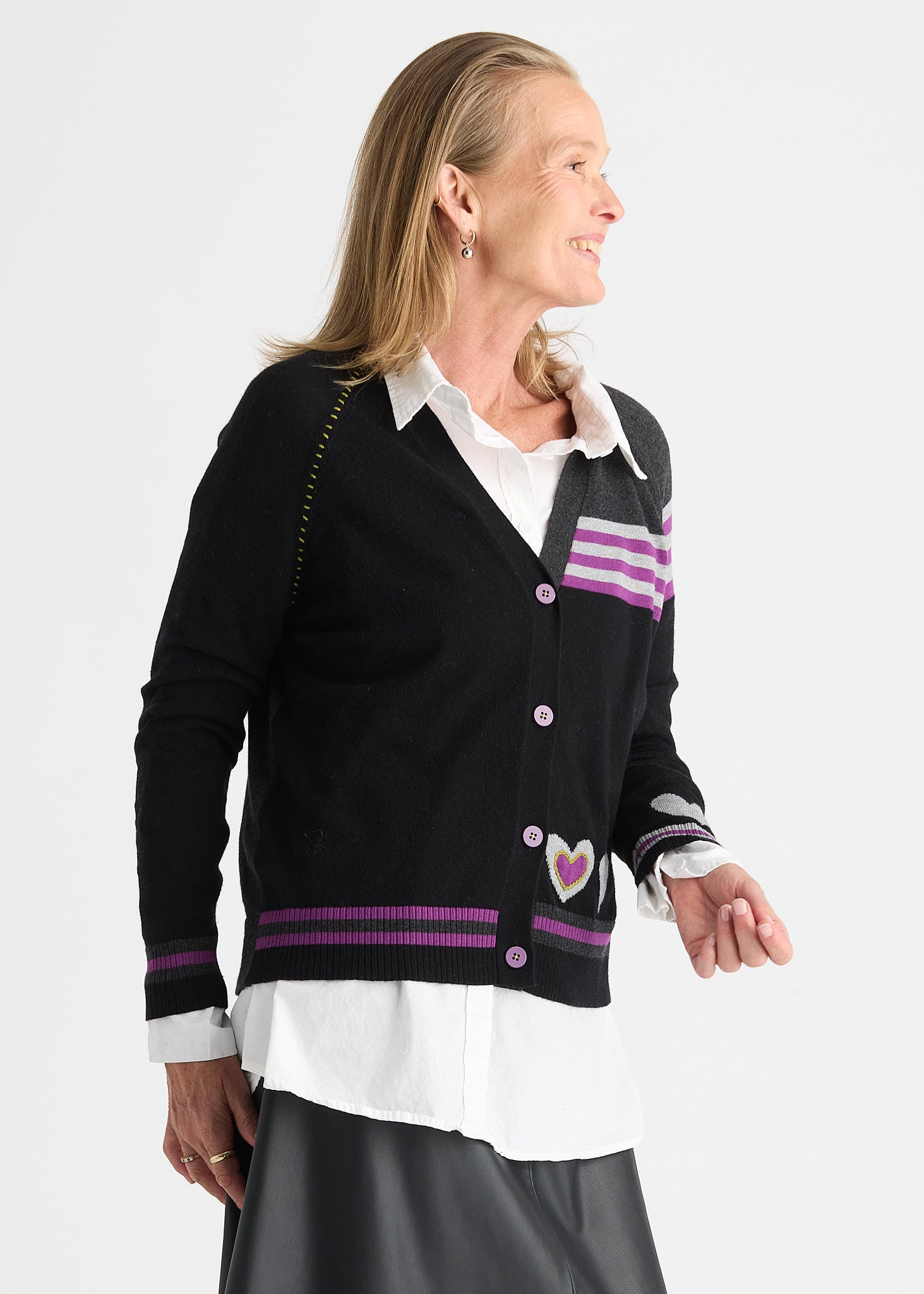 Zaket & Plover Hearts Cardigan