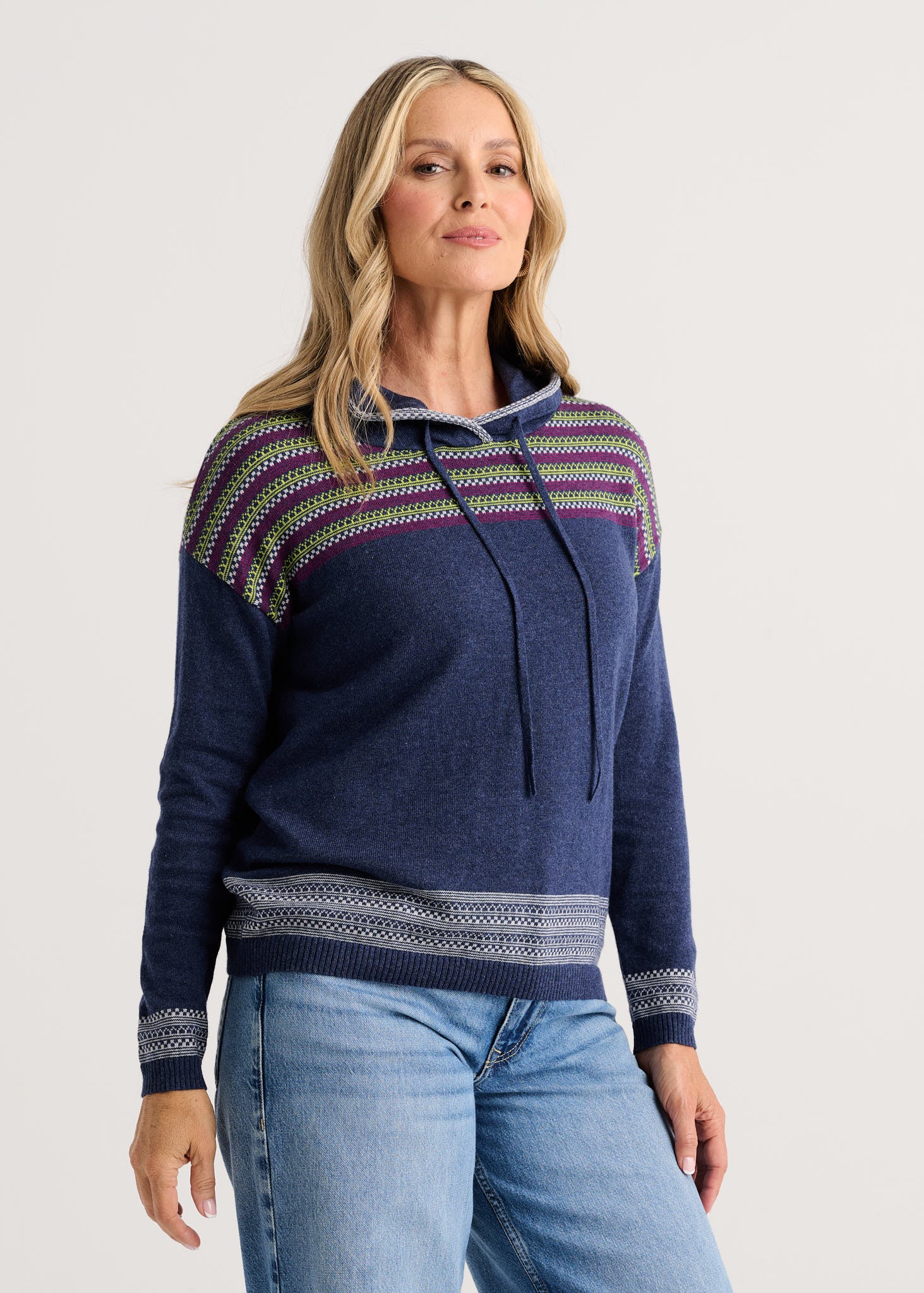 Zaket & Plover Fairisle Hoodie