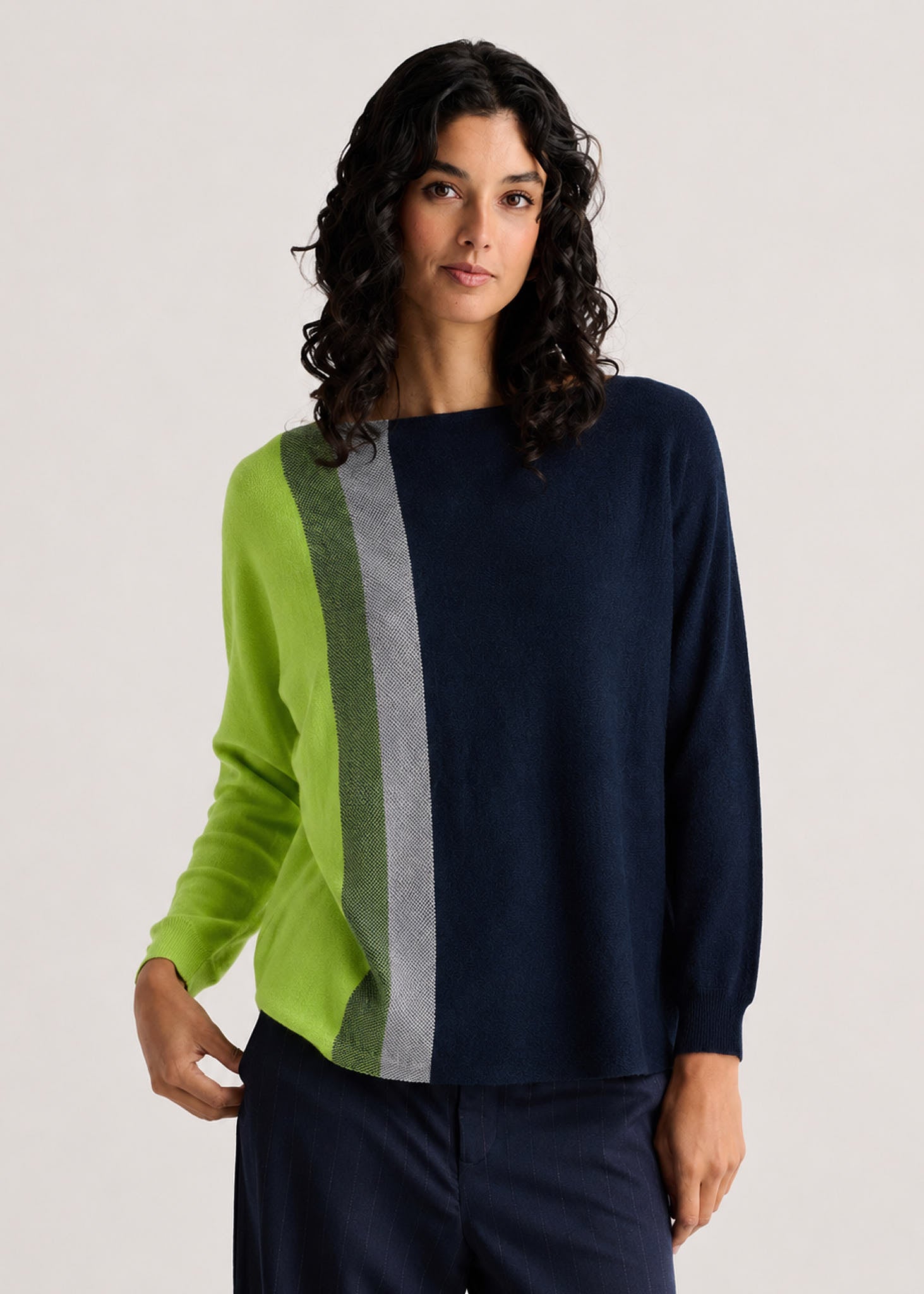 Zaket & Plover Vertical Lines Sweater