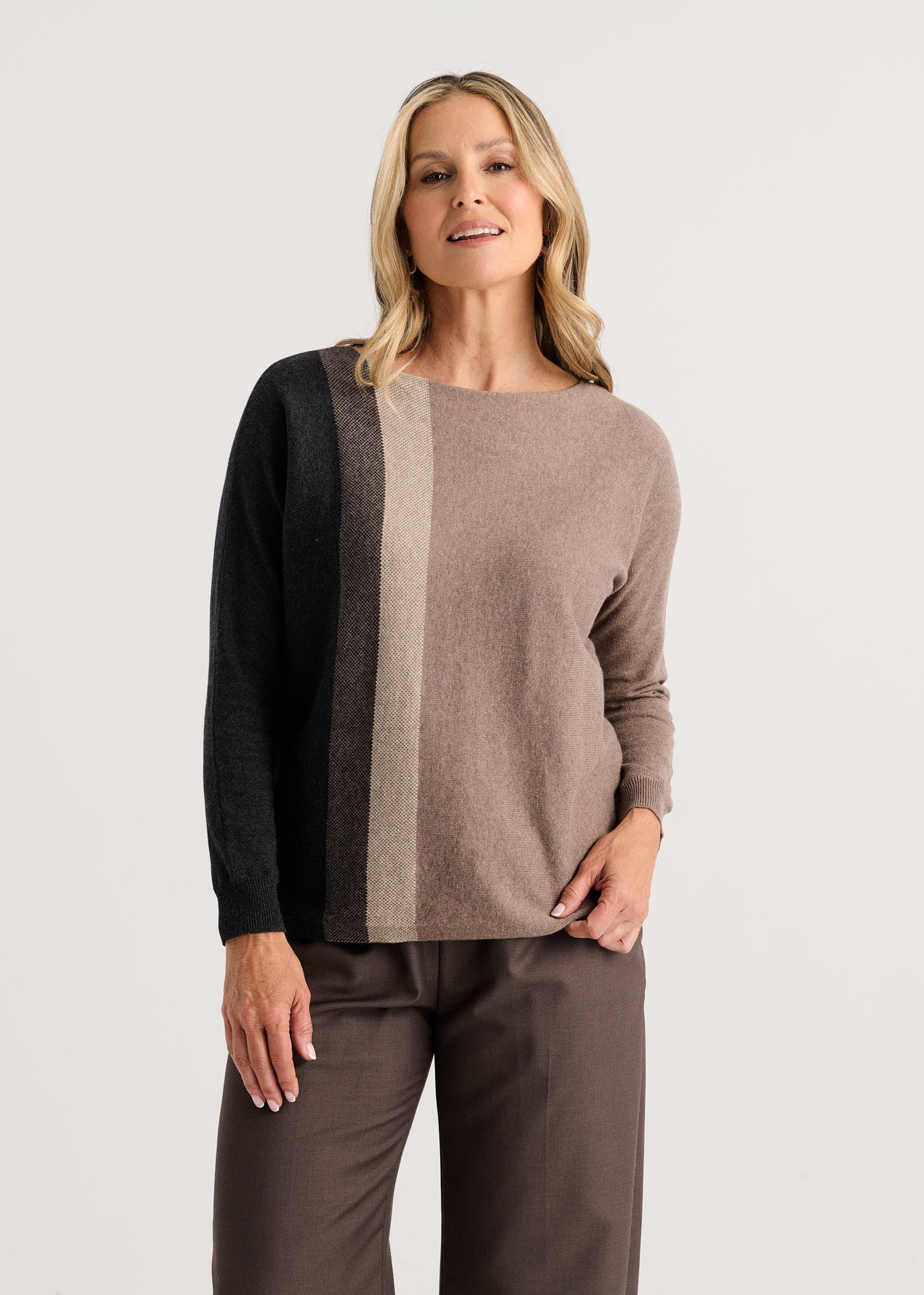 Zaket & Plover Vertical Lines Sweater